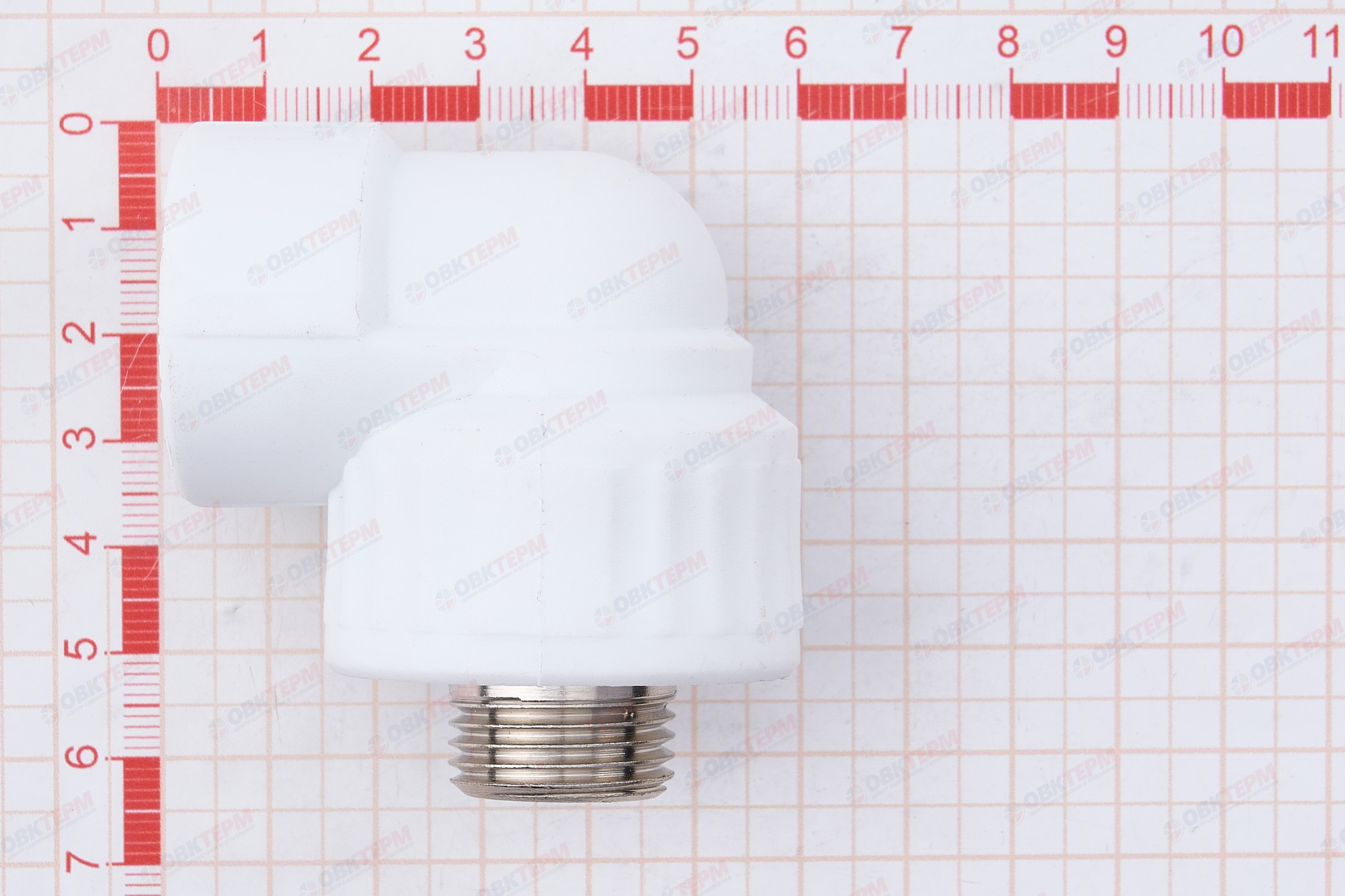 Угол с МРН  25 * 1/2"      (VALFEX)  белый  (90/15) - Изображение №5