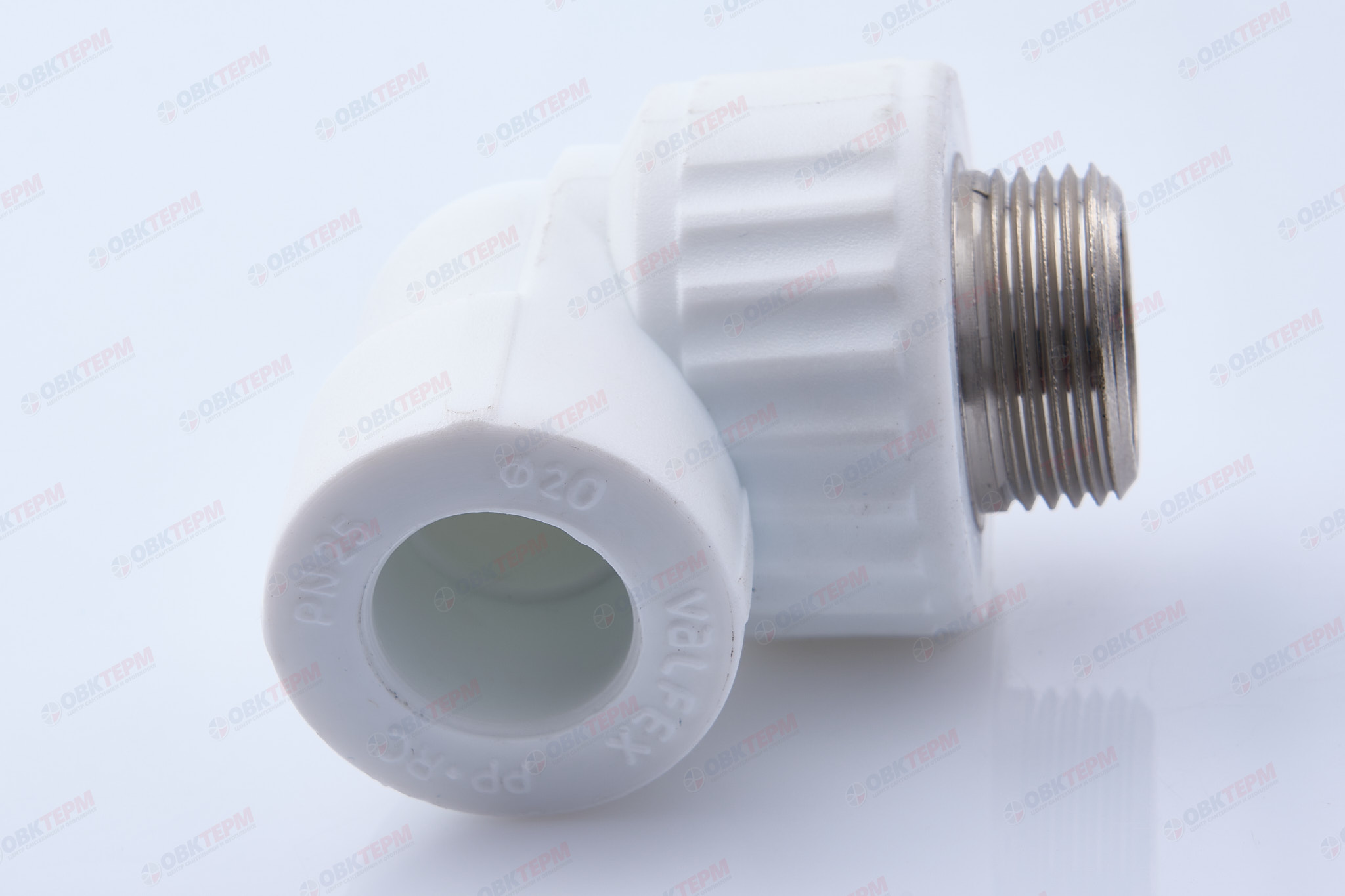 Угол с МРН  20 * 3/4"      (VALFEX)  белый  (75/15) - Изображение №4