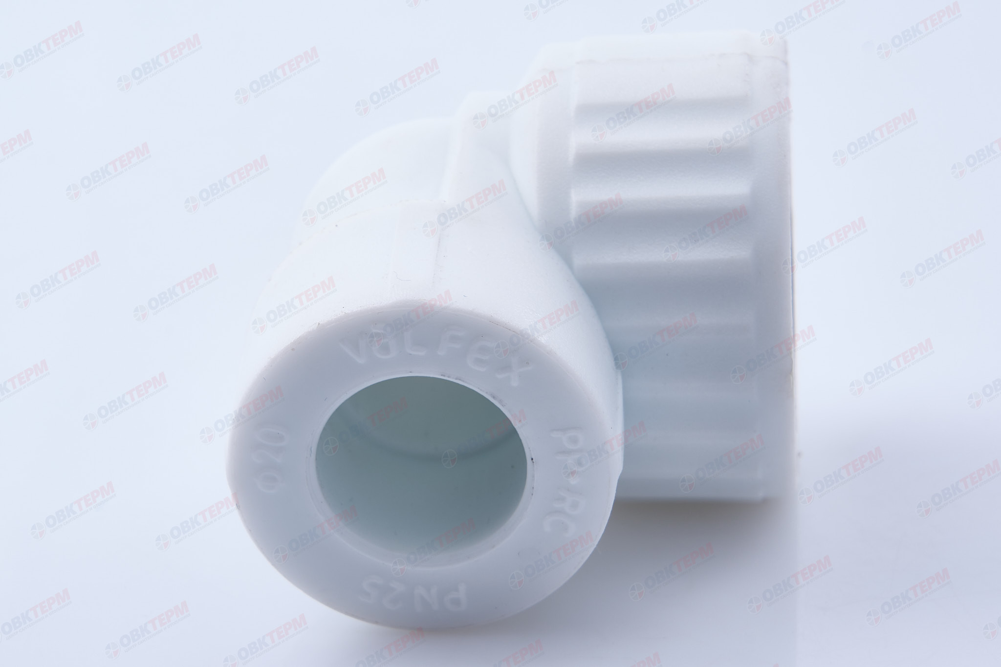 Угол с МРВ  20 * 3/4"      (VALFEX)  белый  (80/20) - Изображение №4