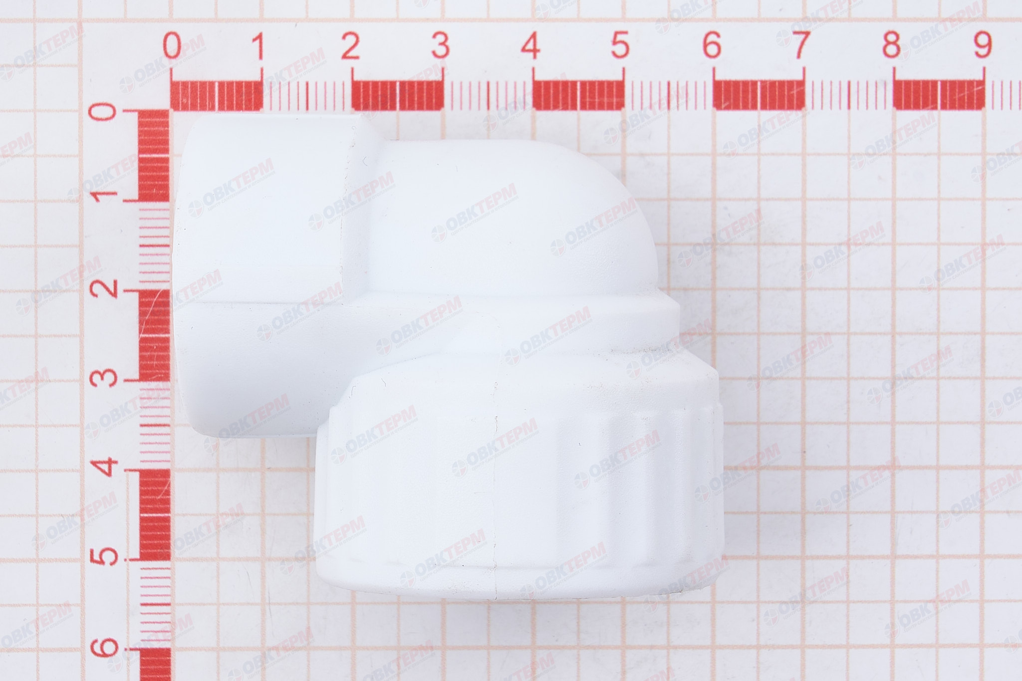 Угол с МРВ  20 * 3/4"      (VALFEX)  белый  (80/20) - Изображение №5