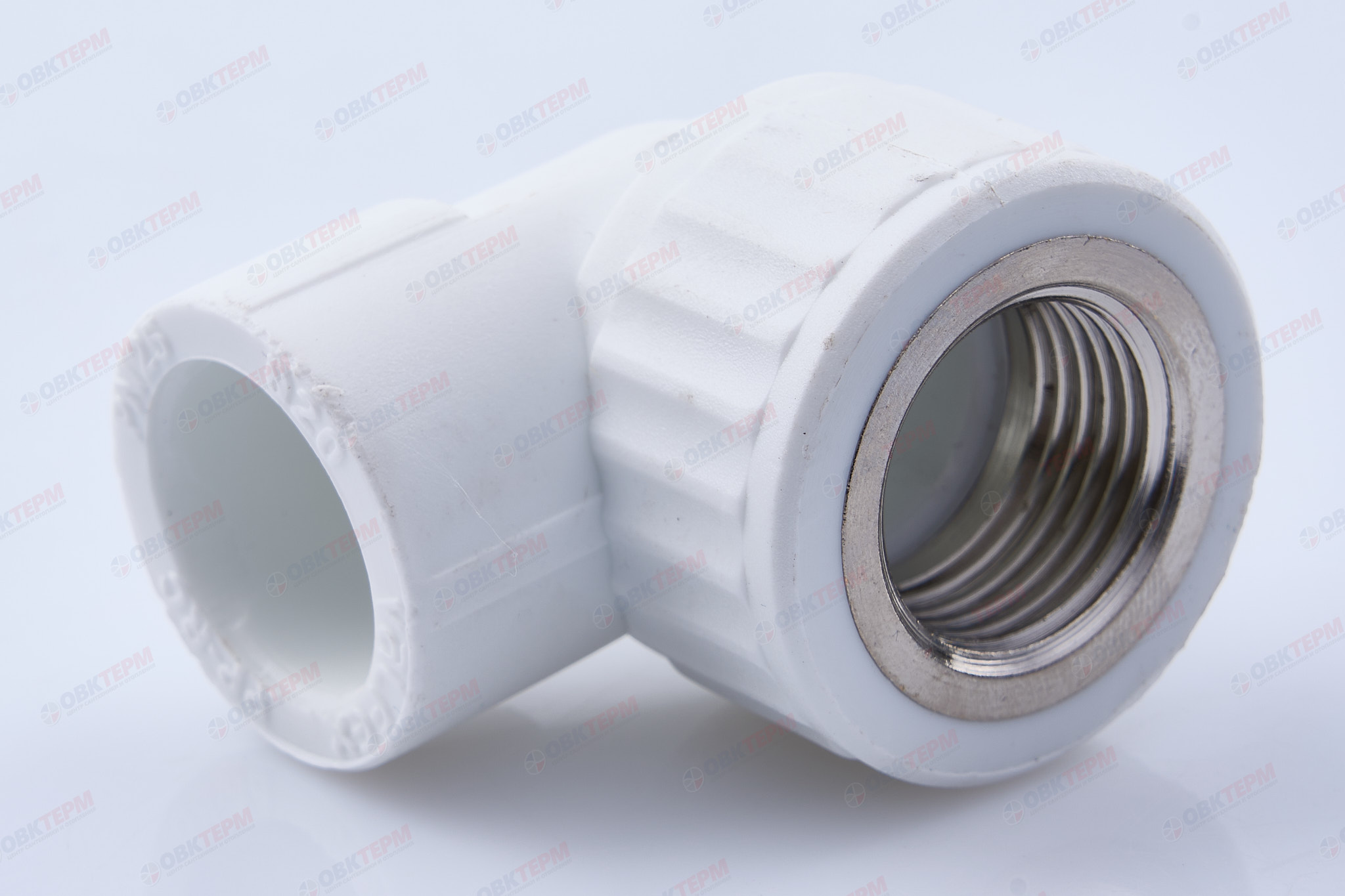Угол с МРВ  20 * 1/2"      (VALFEX)  белый  (125/25) - Изображение №1