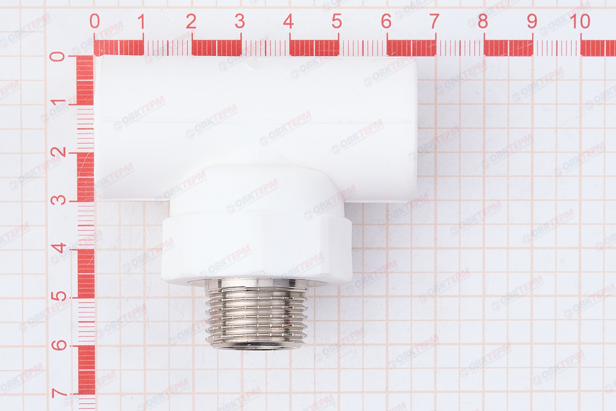 Тройник с МРН     20 * 1/2" * 20        (Valtec )   (10шт/180ящ) - миниатюра №8