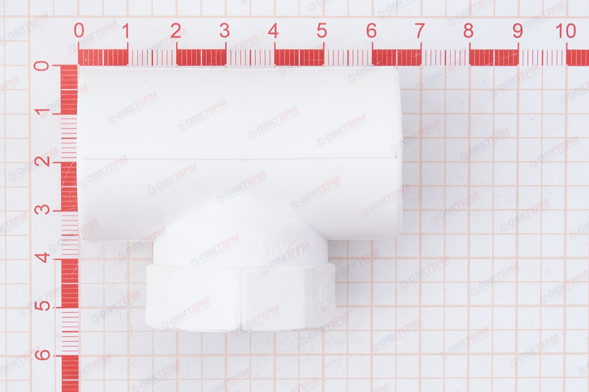 Тройник с МРВ     25 * 1/2" * 25        (Valtec )   (10/160ящ) - миниатюра №7