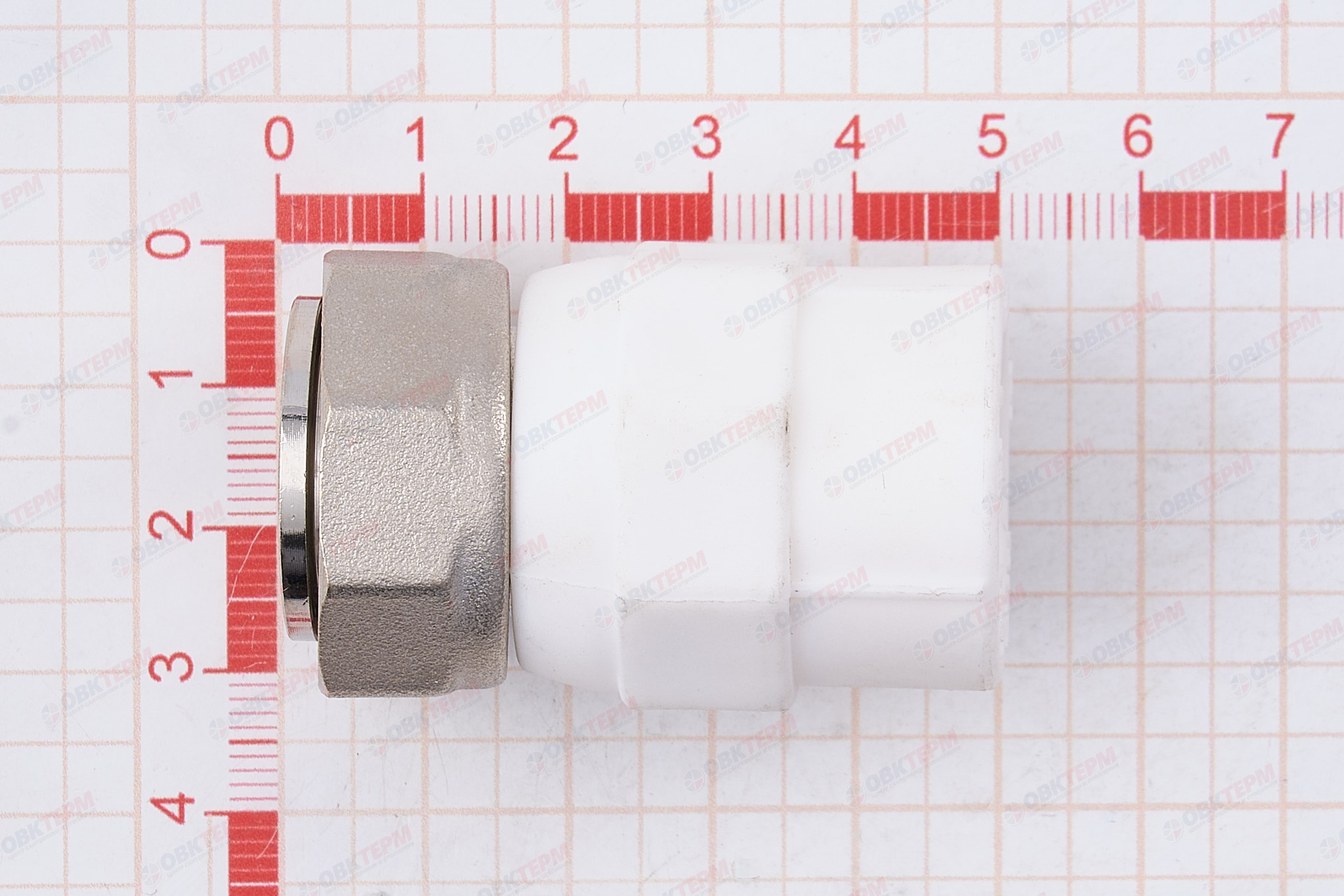 Соединитель с накидной гайкой 20*3/4     (Valtec )   (10шт) - миниатюра №12