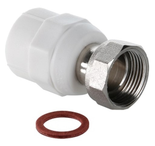 Соединитель с накидной гайкой 20*1/2     (Valtec )   (10шт/400ящ) - миниатюра №8
