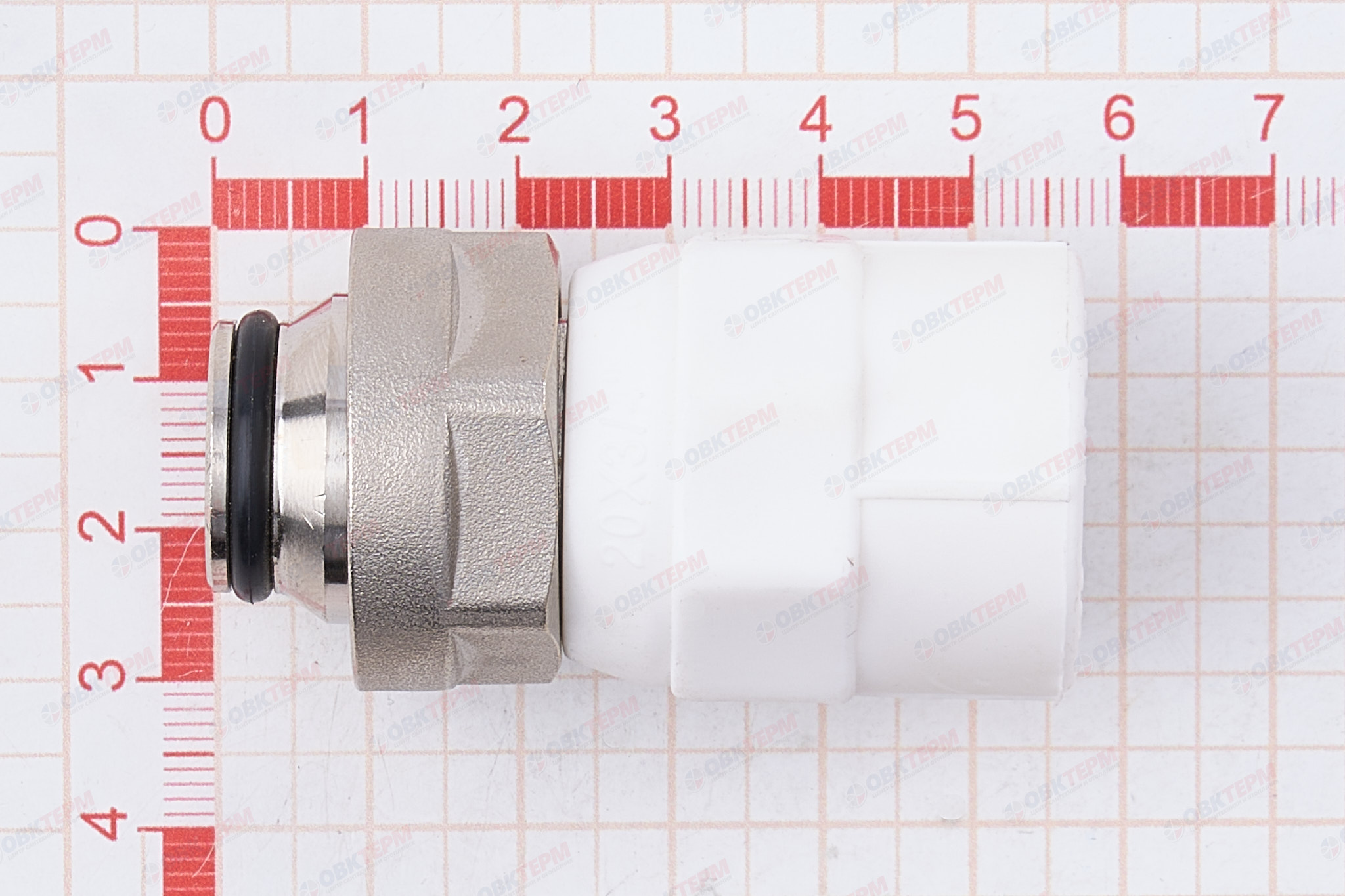 Соединитель с накидной гайкой 20 * 3/4  (  Eurokonus )    (Valtec )   (10шт) - миниатюра №12