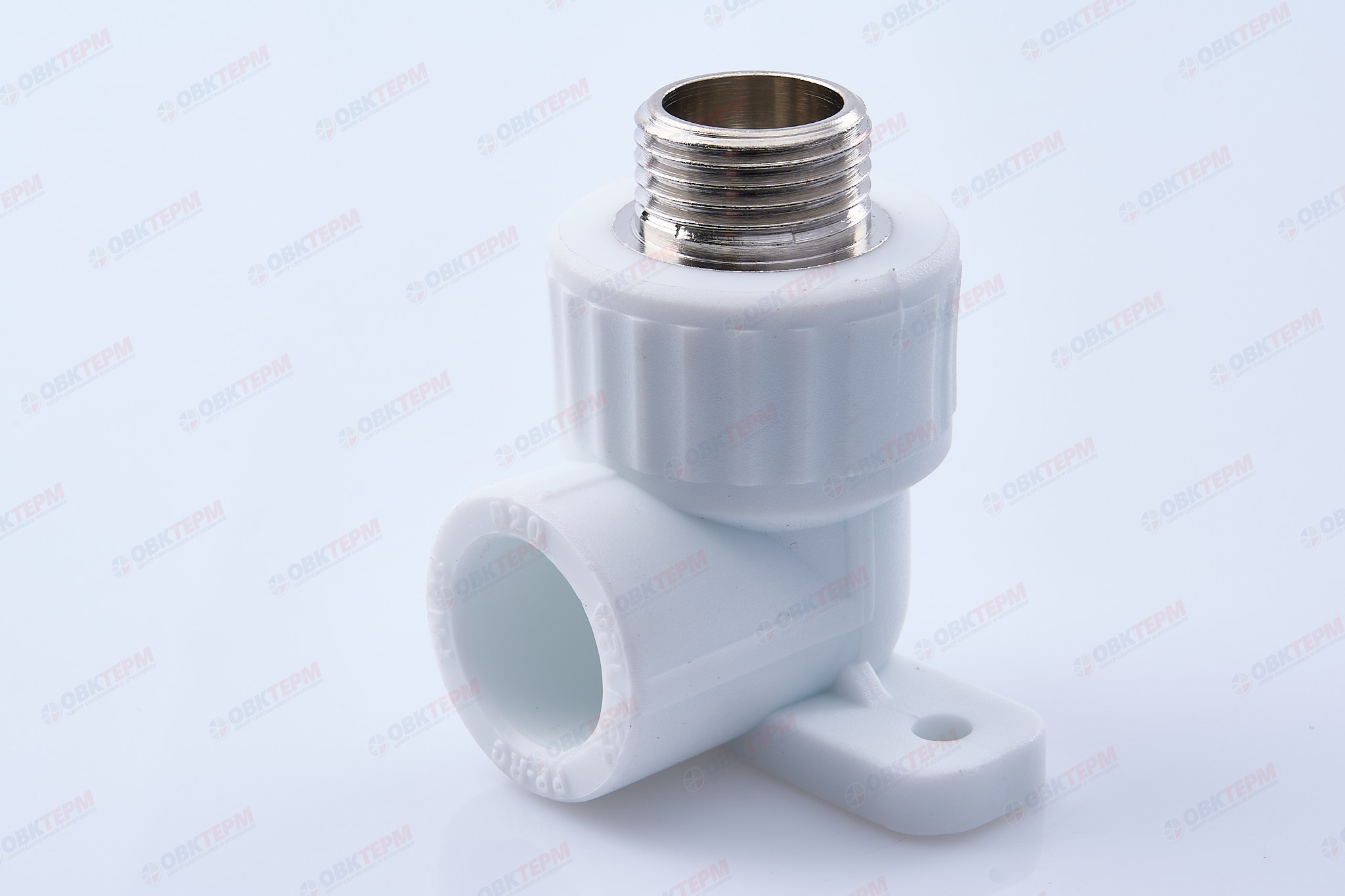 Угол монтажный  20 * 1/2"н   (VALFEX)  белый  (80/20) - Изображение №1
