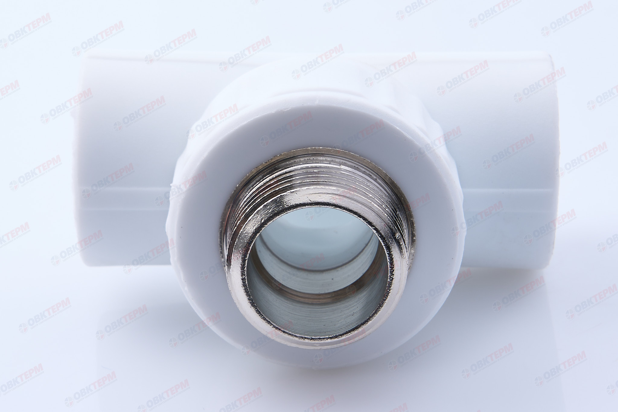 Тройник с МРН  25 * 3/4"      (VALFEX)  белый  (45/15) - Изображение №3