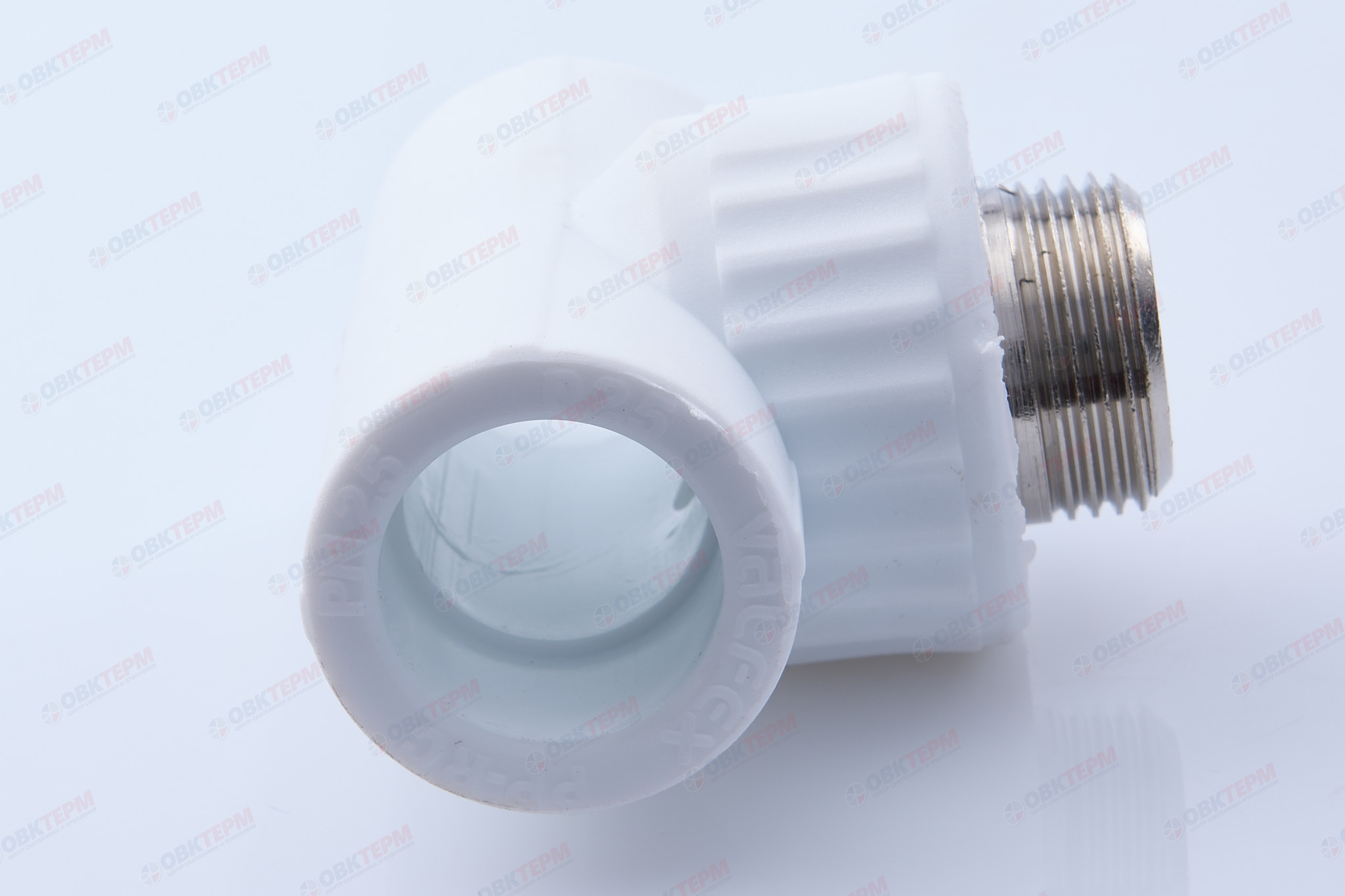 Тройник с МРН  25 * 3/4"      (VALFEX)  белый  (45/15) - Изображение №4