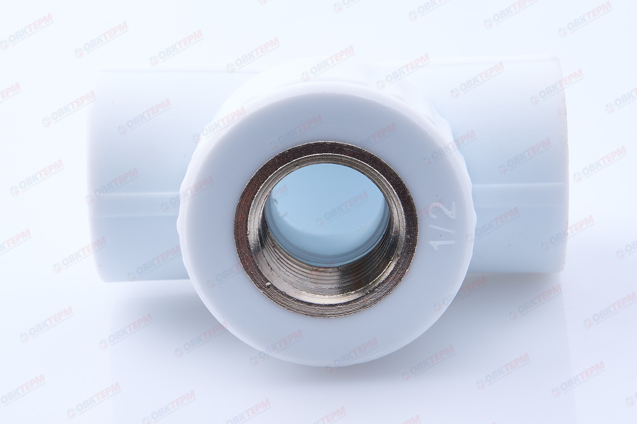 Тройник с МРВ  25 * 1/2"      (VALFEX)  белый  (60/15) - Изображение №3