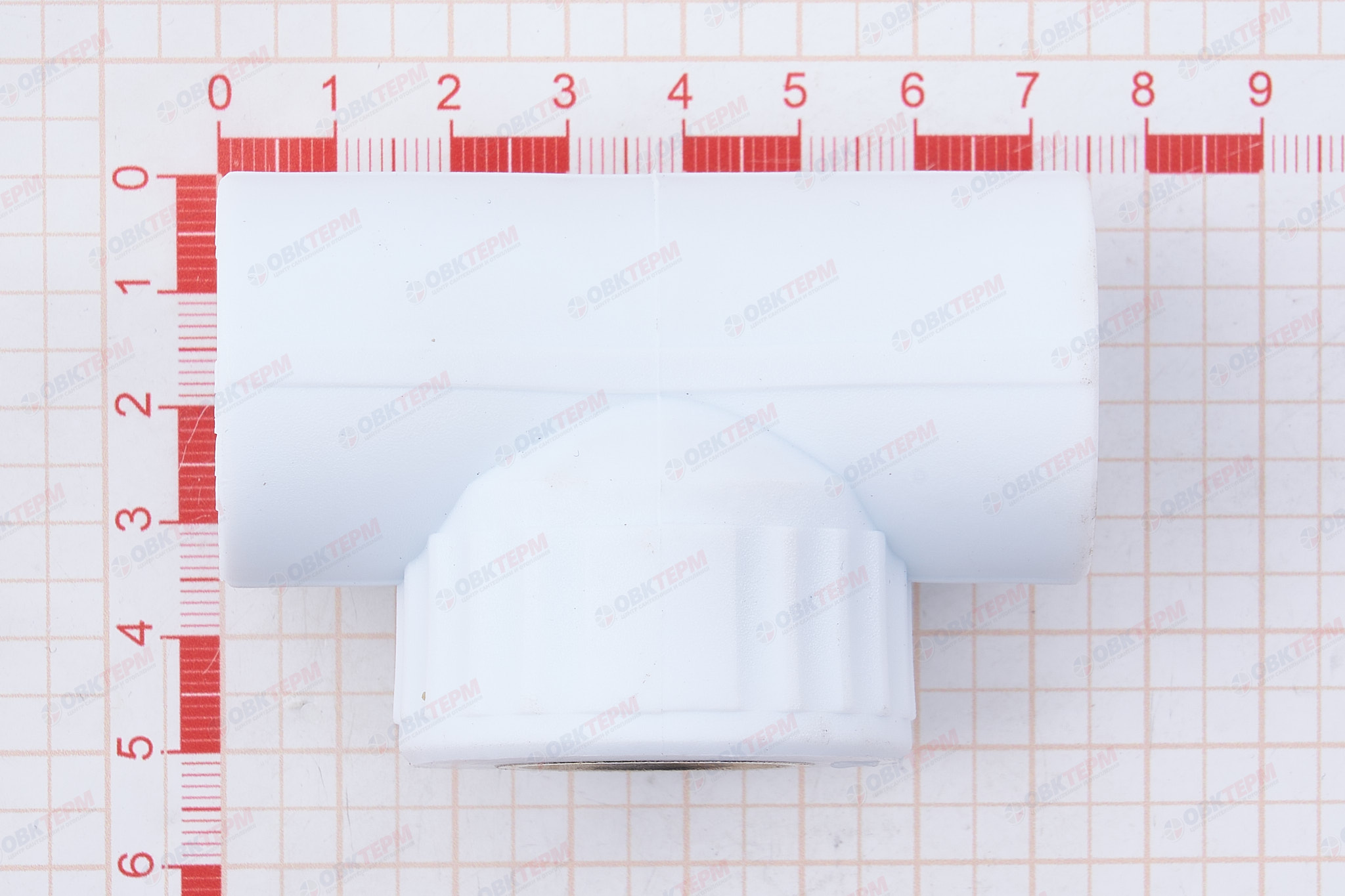 Тройник с МРВ  25 * 1/2"      (VALFEX)  белый  (60/15) - Изображение №5