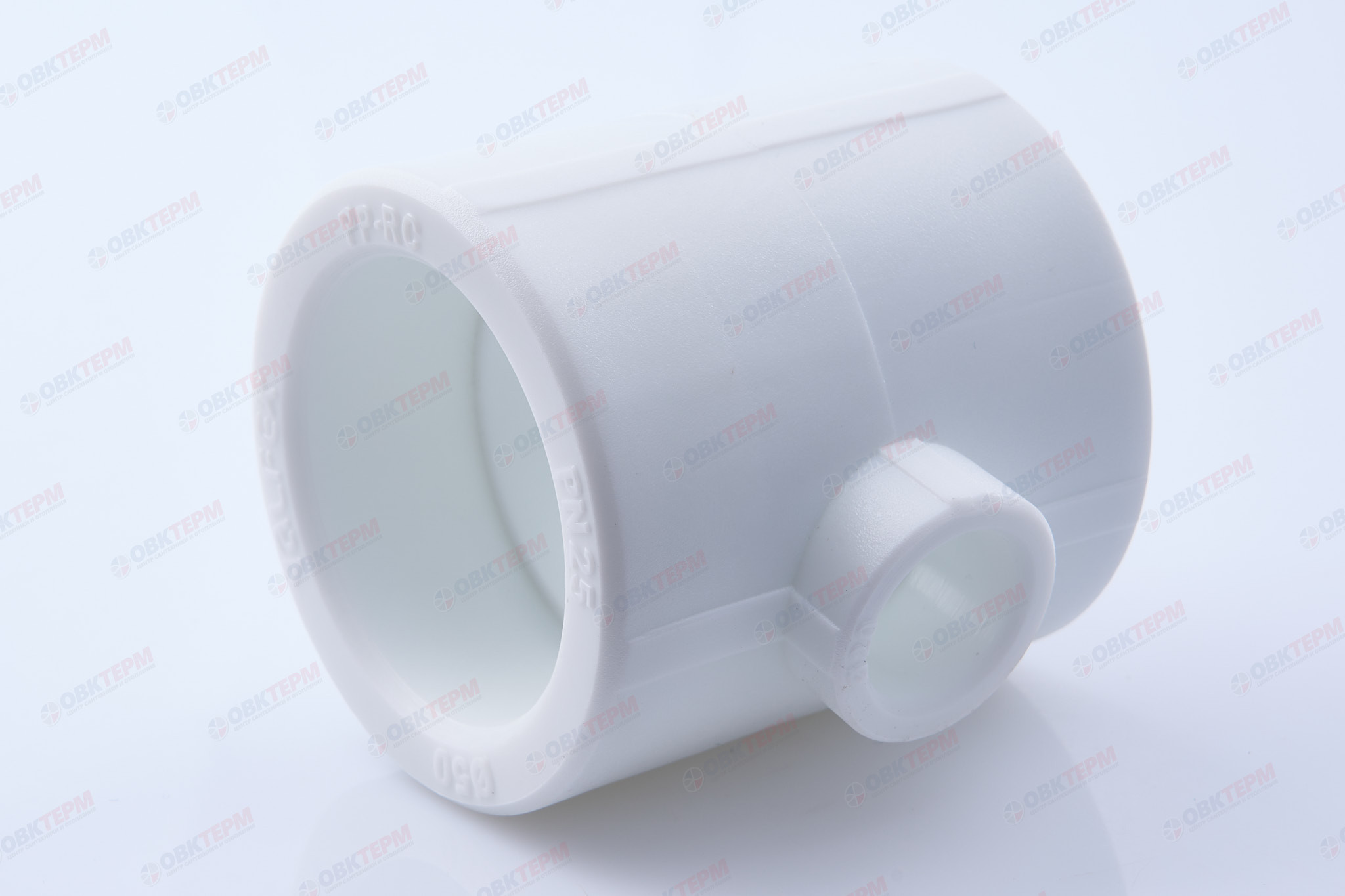 Тройник  50*20*50      (VALFEX)  белый  (40/10) - Изображение №1