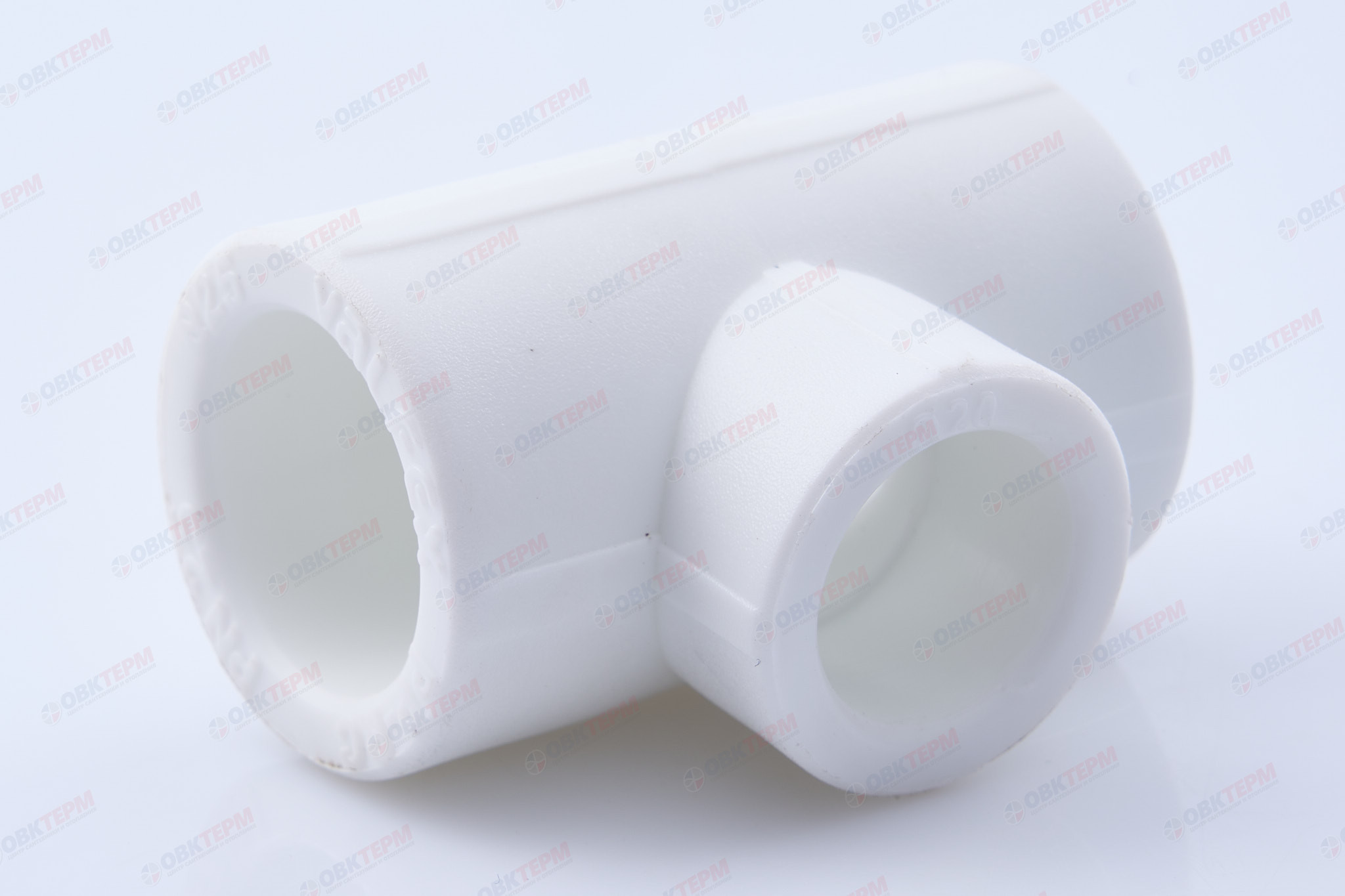 Тройник  25*20*25      (VALFEX)  белый  (200/40) - Изображение №1