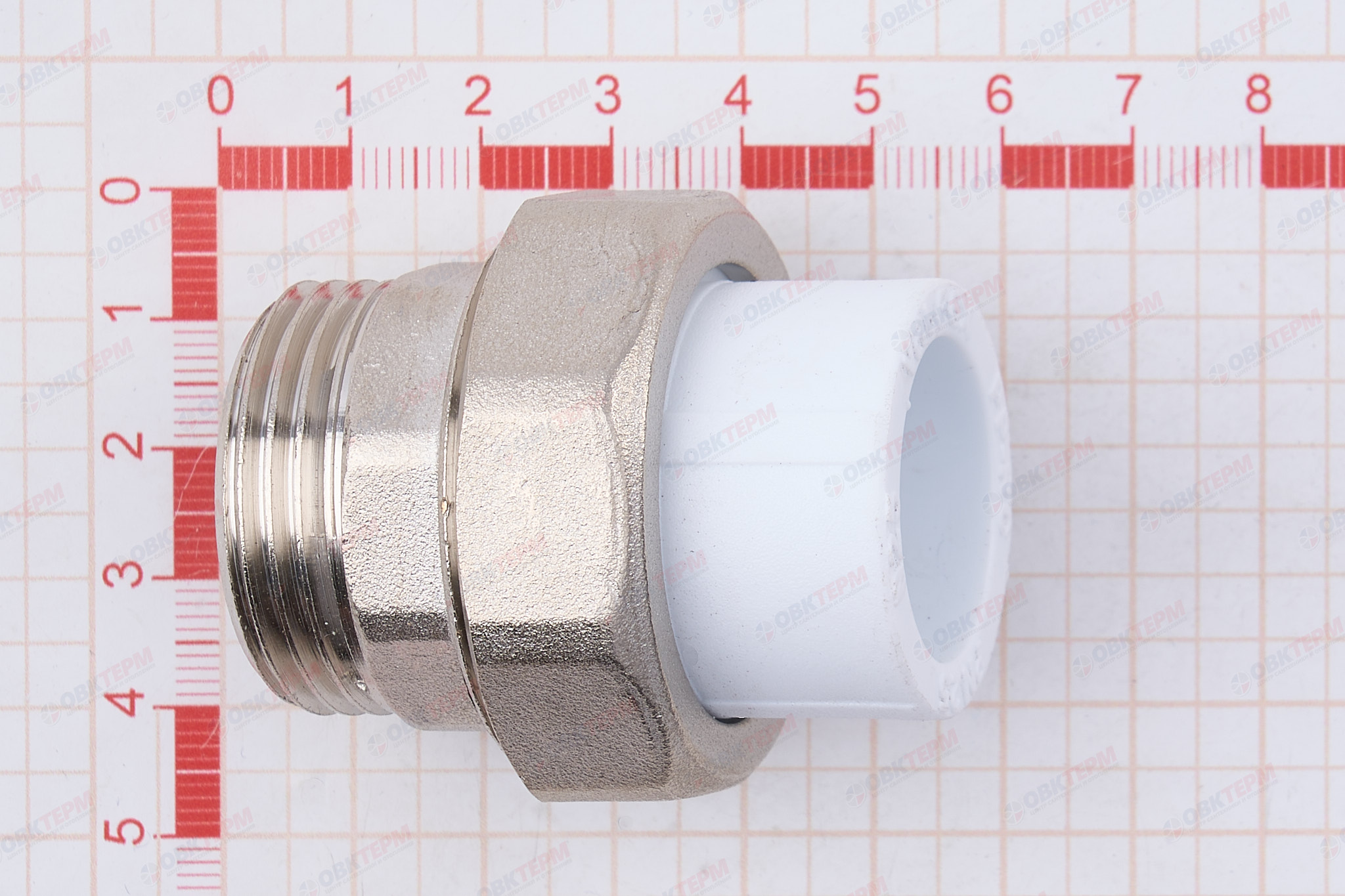 Разборное соединение   25 *1 н             (VALFEX)  белый  (80/20) - миниатюра №6