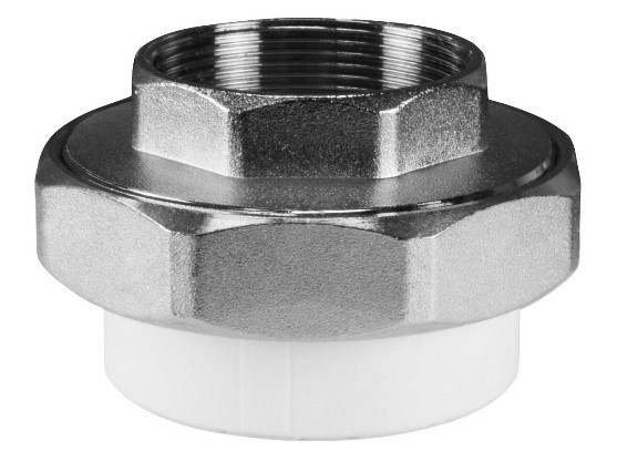 Разборное соединение   20 * 3/4 в        (VALFEX)  белый  (200/25) - миниатюра №2