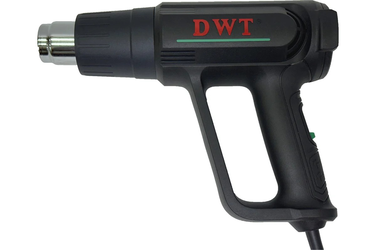 Фен строительный DWT (2 кВт, 60-600 °С, 300-500 л/мин, LED-дисплей) - Изображение №1