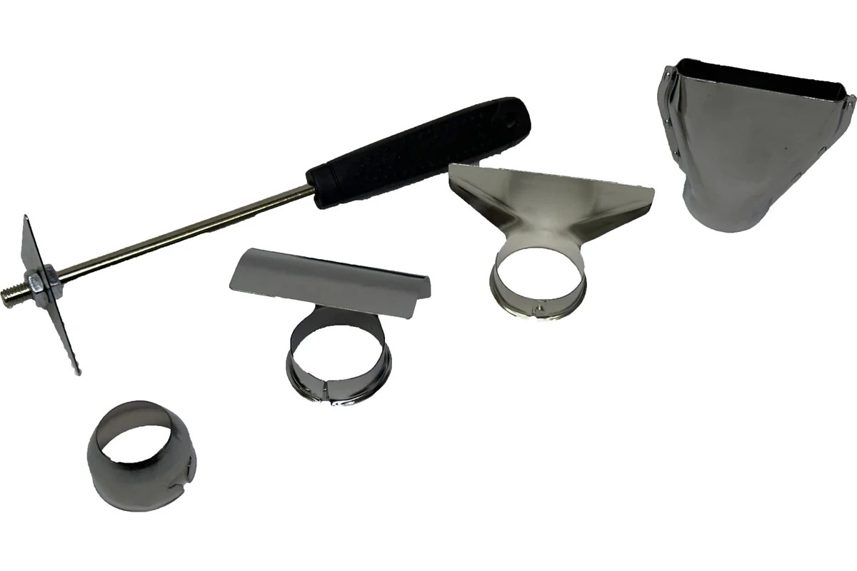 Фен строительный DWT (2 кВт, 60-600 °С, 300-500 л/мин, LED-дисплей) - Изображение №3