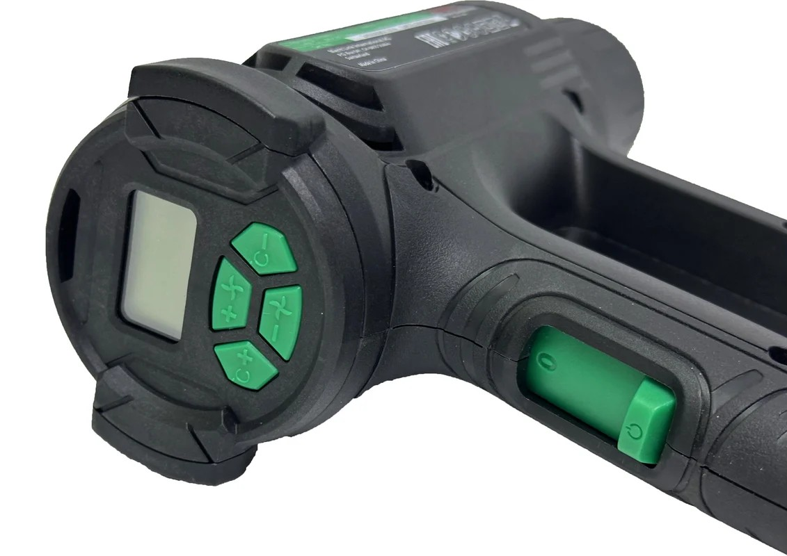 Фен строительный DWT (2 кВт, 60-600 °С, 300-500 л/мин, LED-дисплей) - Изображение №4