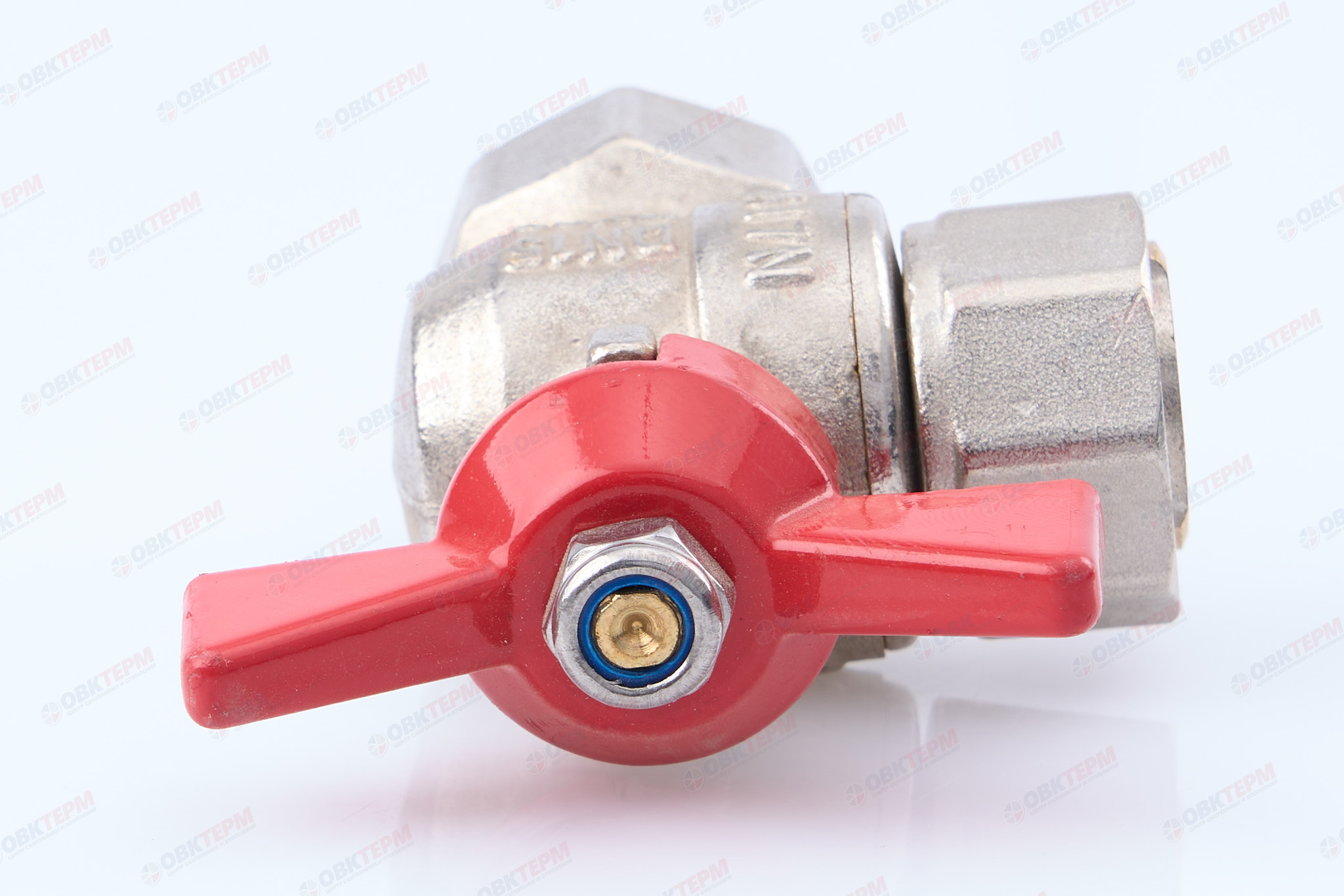 Кран шаровый    Valtec угловой с накидной гайкой    1/2"  вв  (15/60) - миниатюра №7