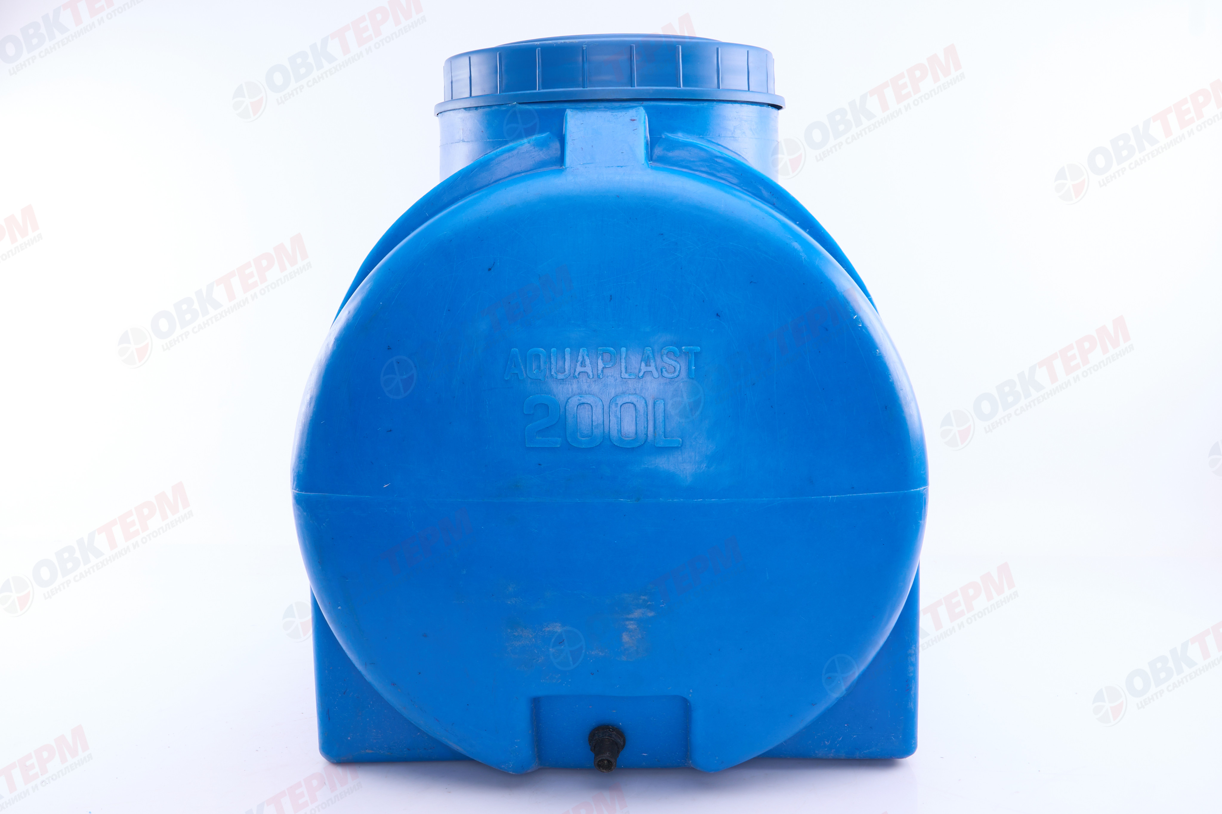 Емкость  АКВАПЛАСТ       200л   горизонтальная  Синяя  (в66*д88*ш55) - Изображение №2