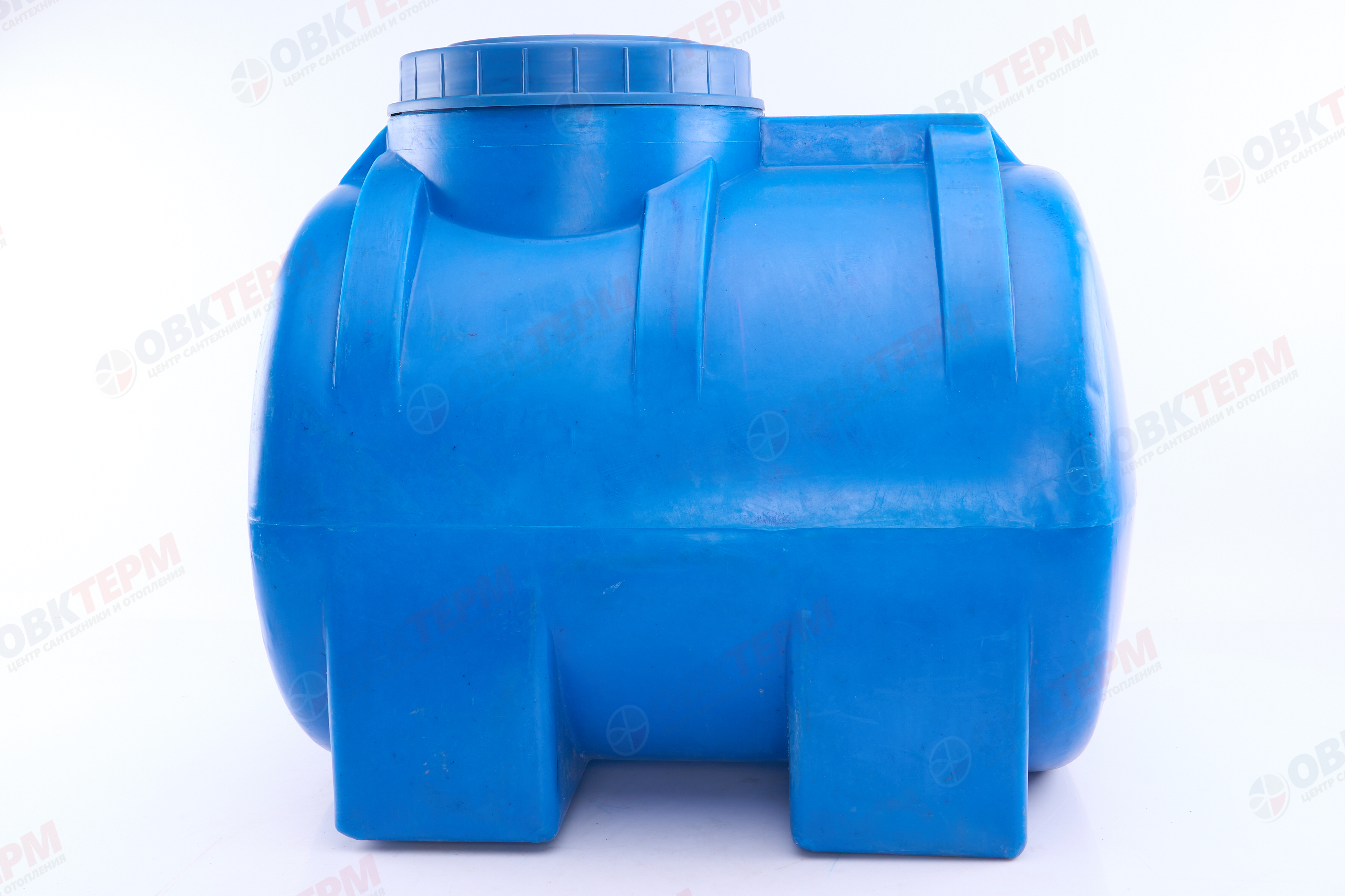 Емкость  АКВАПЛАСТ       200л   горизонтальная  Синяя  (в66*д88*ш55) - Изображение №3