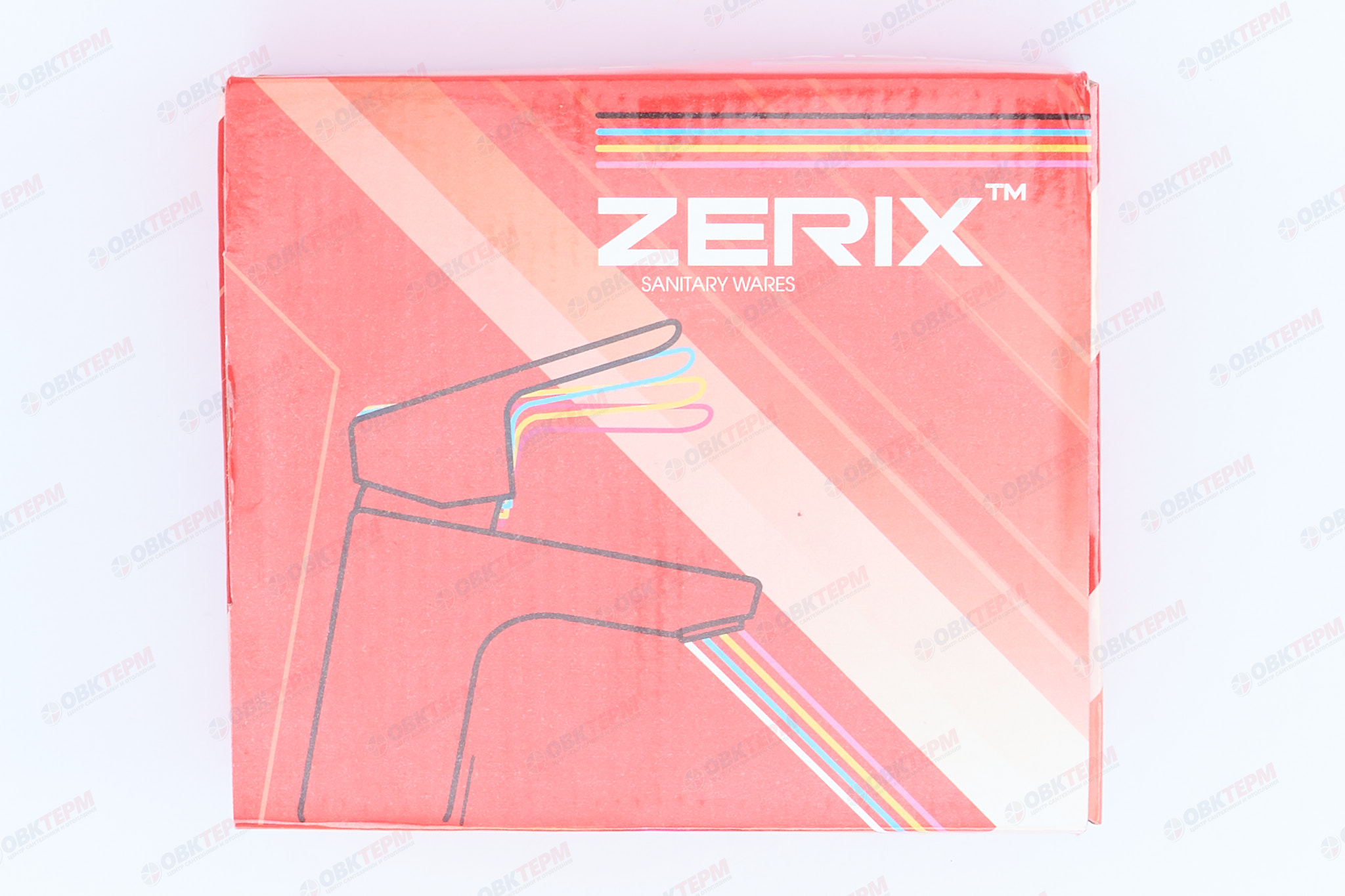 Смеситель д/умывальника ZERIX BIT-A 270 Ø40 ГАЙКА (10 шт/ящ) - миниатюра №7