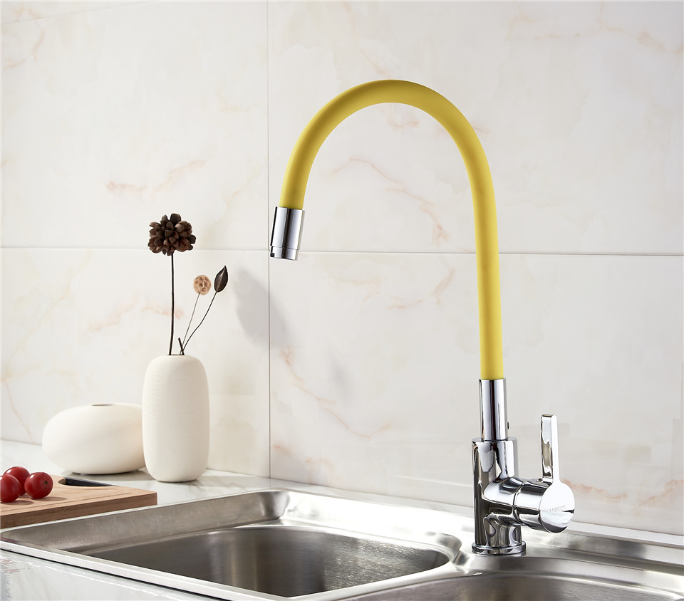 Смеситель д/кухни REFLECTOR ZERIX FADE-011 (LR4898-4) (желтый) (10 шт/ящ) - миниатюра №3