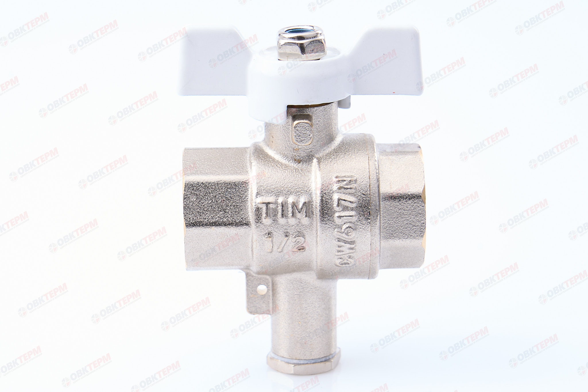 Кран шаровый     TIM      1/2" ВВ   бабочка с подкл датч М10   (60/15 шт) - Изображение №4