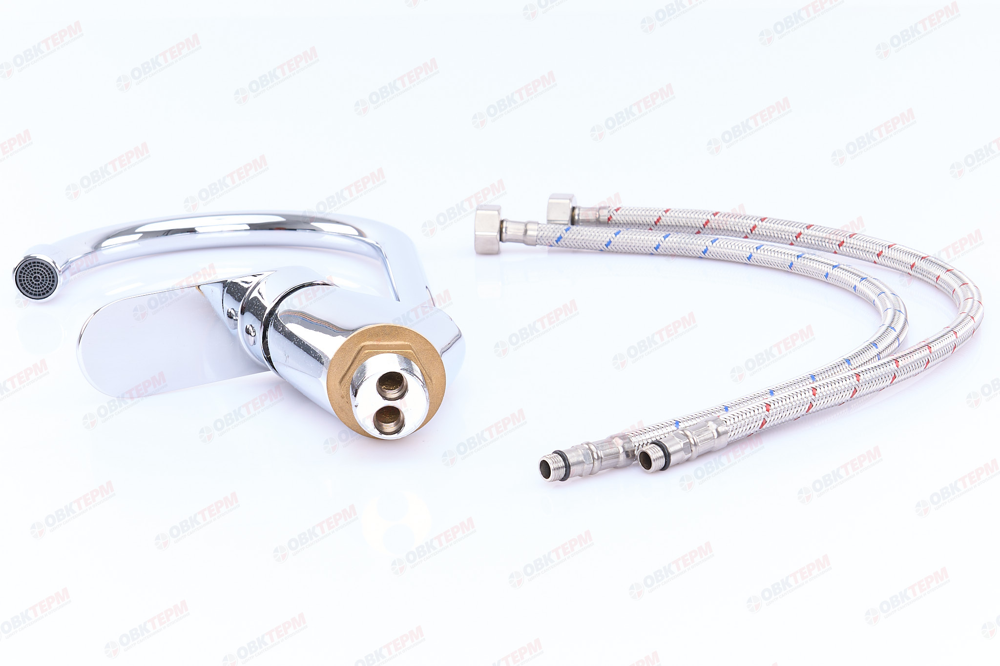 Смеситель д/кухни ZERIX EMA 011 на ГАЙКЕ (10 шт/ящ) - миниатюра №4