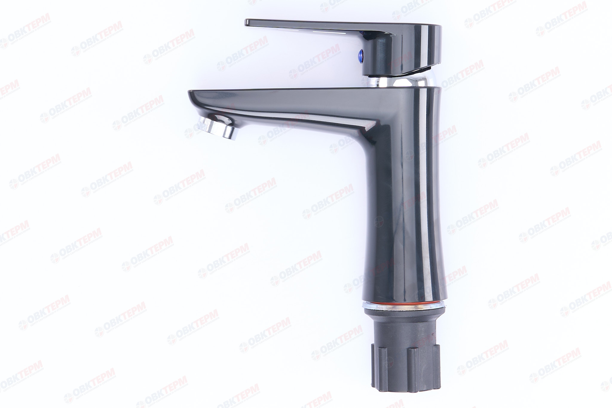 Смеситель д/умывальника BRIMIX 595 шаровый/ АБС пластик (черный) - Изображение №4