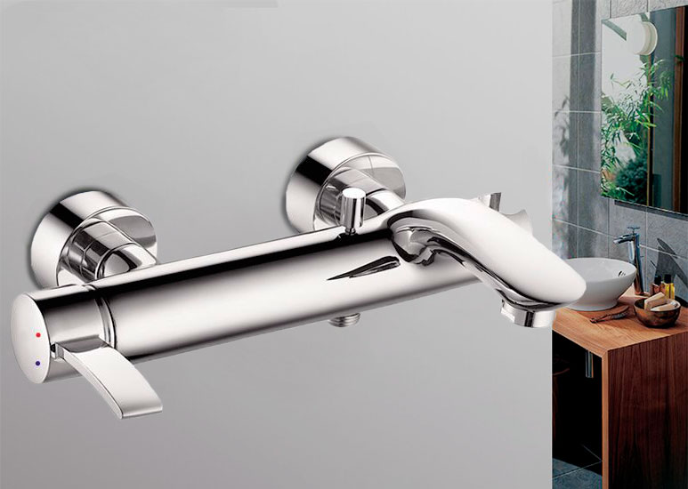 Смеситель д/ванны корот. MIXXUS PREMIUM ALASKA 009 Ø35 (8 шт/ящ) - миниатюра №2