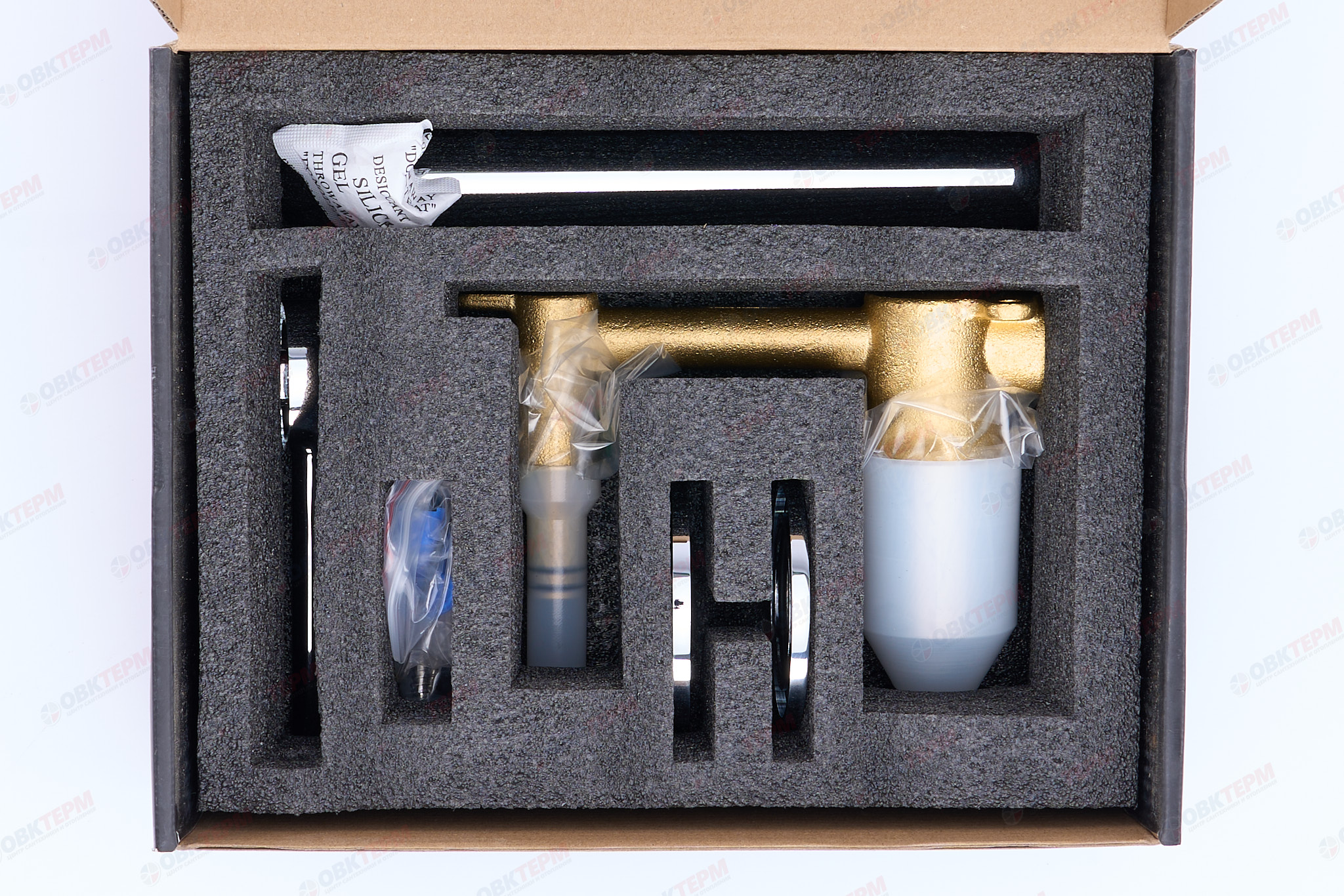 Смеситель встраиваемый, для ванны, хром, Ø35мм, G1206  GAPPO - Изображение №5