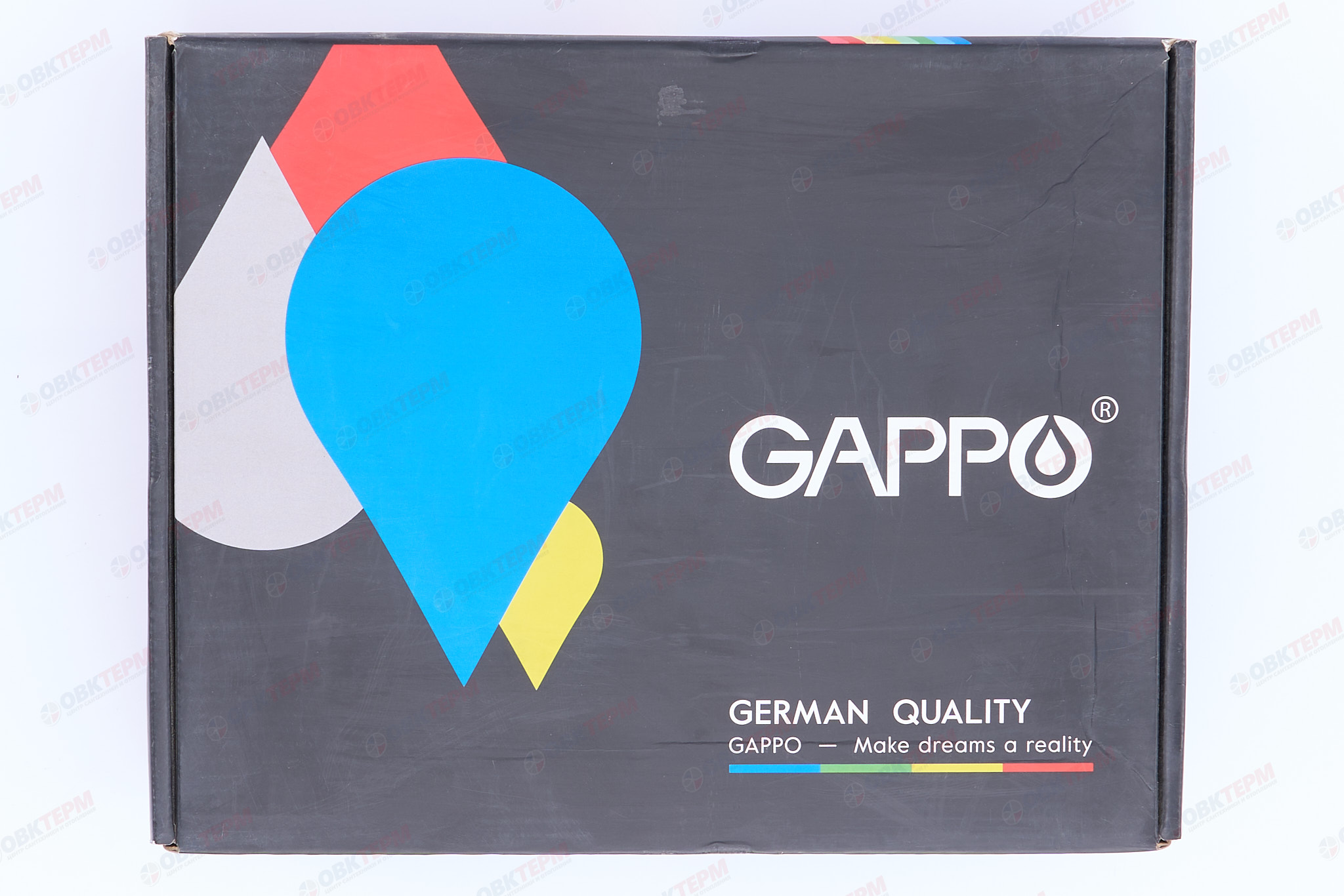 Смеситель встраиваемый, для ванны, хром, Ø35мм, G1206  GAPPO - миниатюра №6