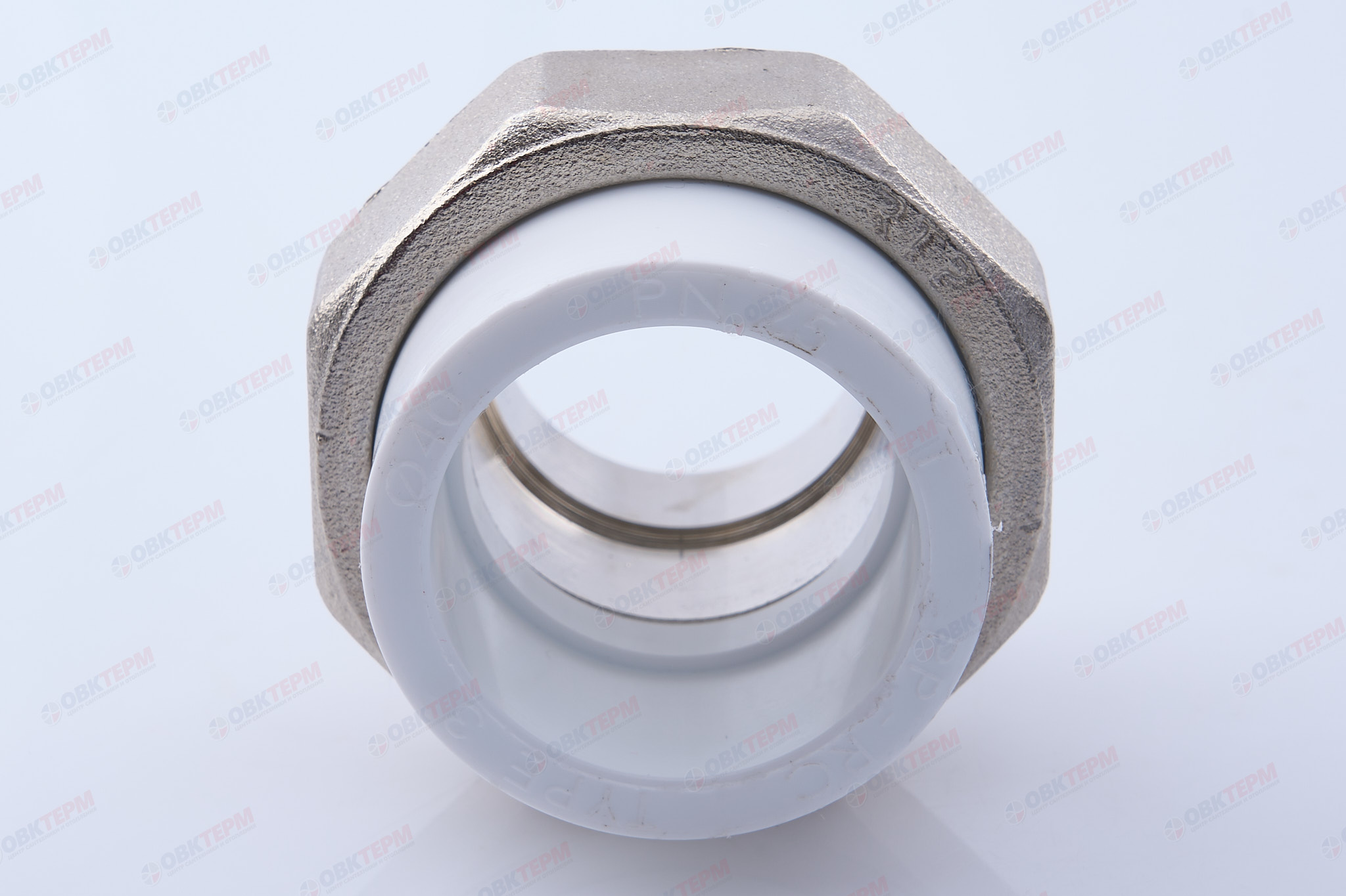 Разборное соединение   40 * 1 1/4"  Н    БЕЛОЕ PP-R    (RTP)    (40/5) - миниатюра №5