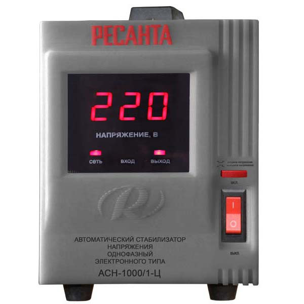 Стабилизатор ACH  - 1000/1-Ц  Ресанта - Изображение №1