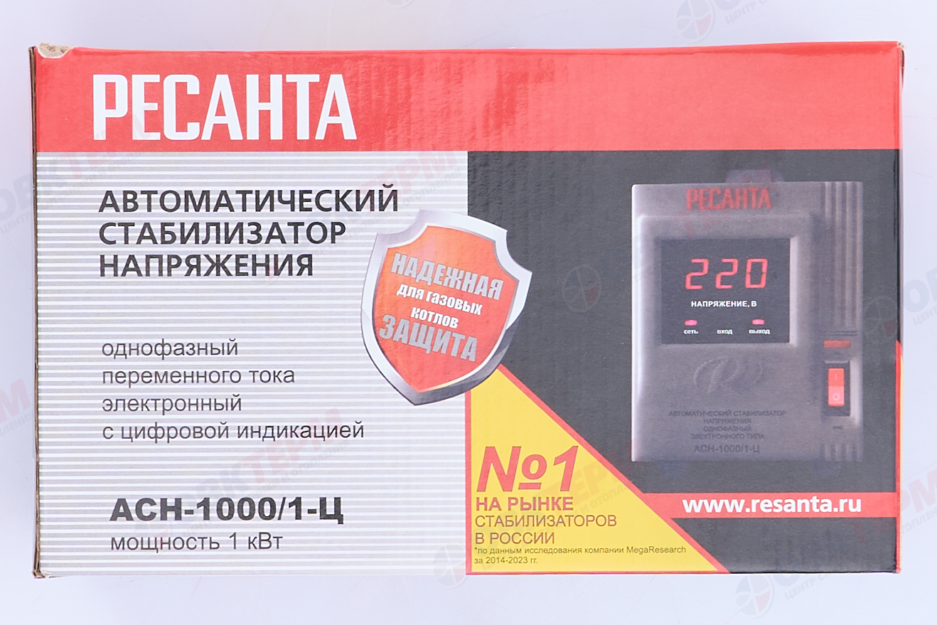 Стабилизатор ACH  - 1000/1-Ц  Ресанта - миниатюра №14