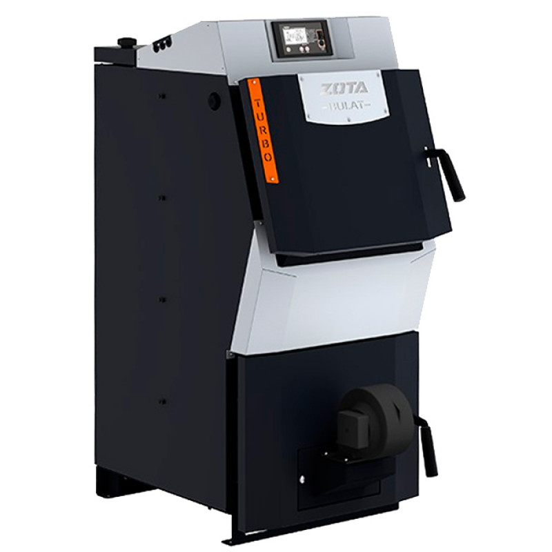 Котел твердотопливный  Bulat-Turbo  20 кВт, Ø150, max 3 bar            ZOTA - Изображение №1