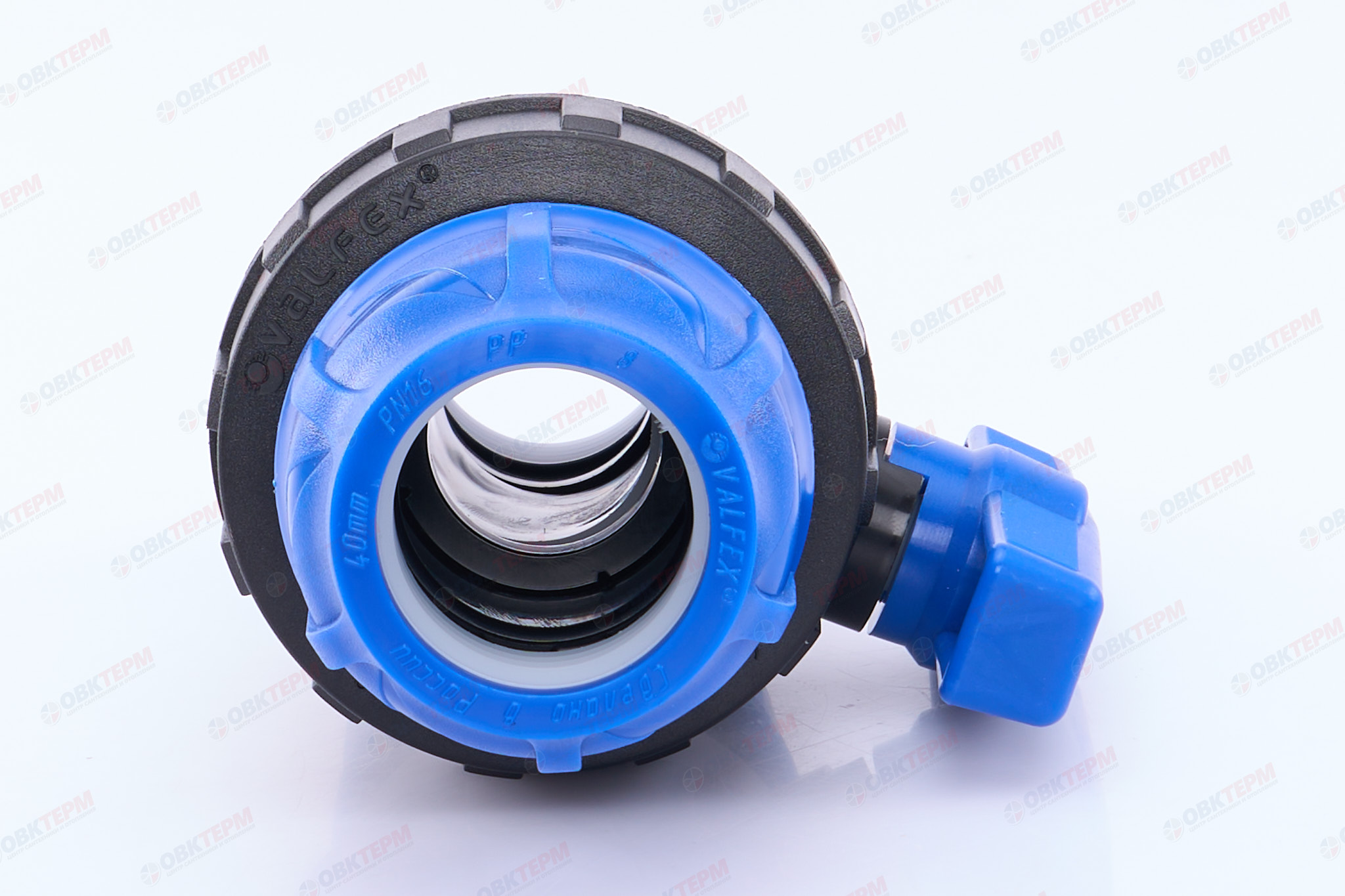 Кран       40  зажим     ПНД (VALFEX) (12/2) - миниатюра №4