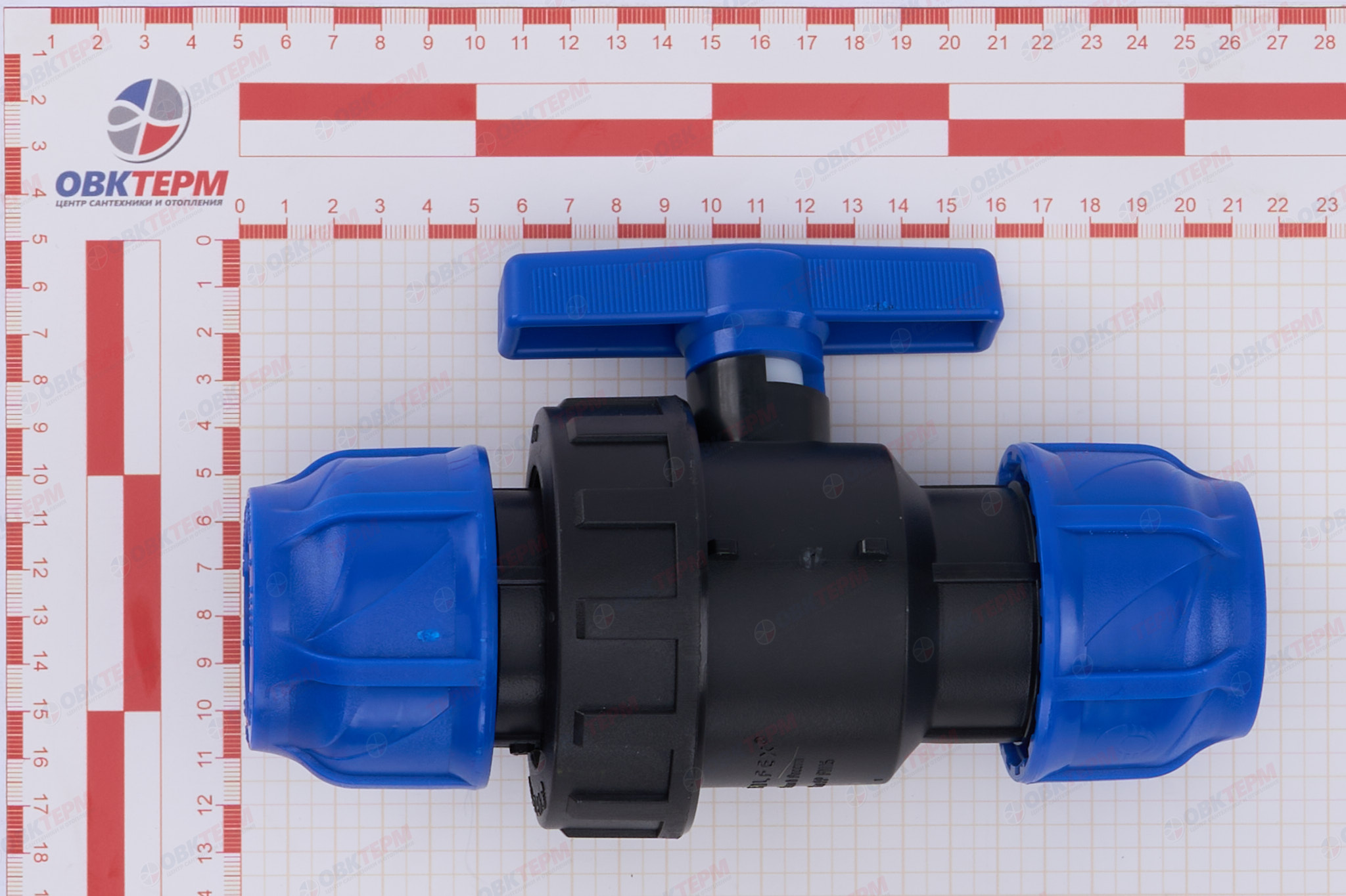 Кран       40  зажим     ПНД (VALFEX) (12/2) - миниатюра №6