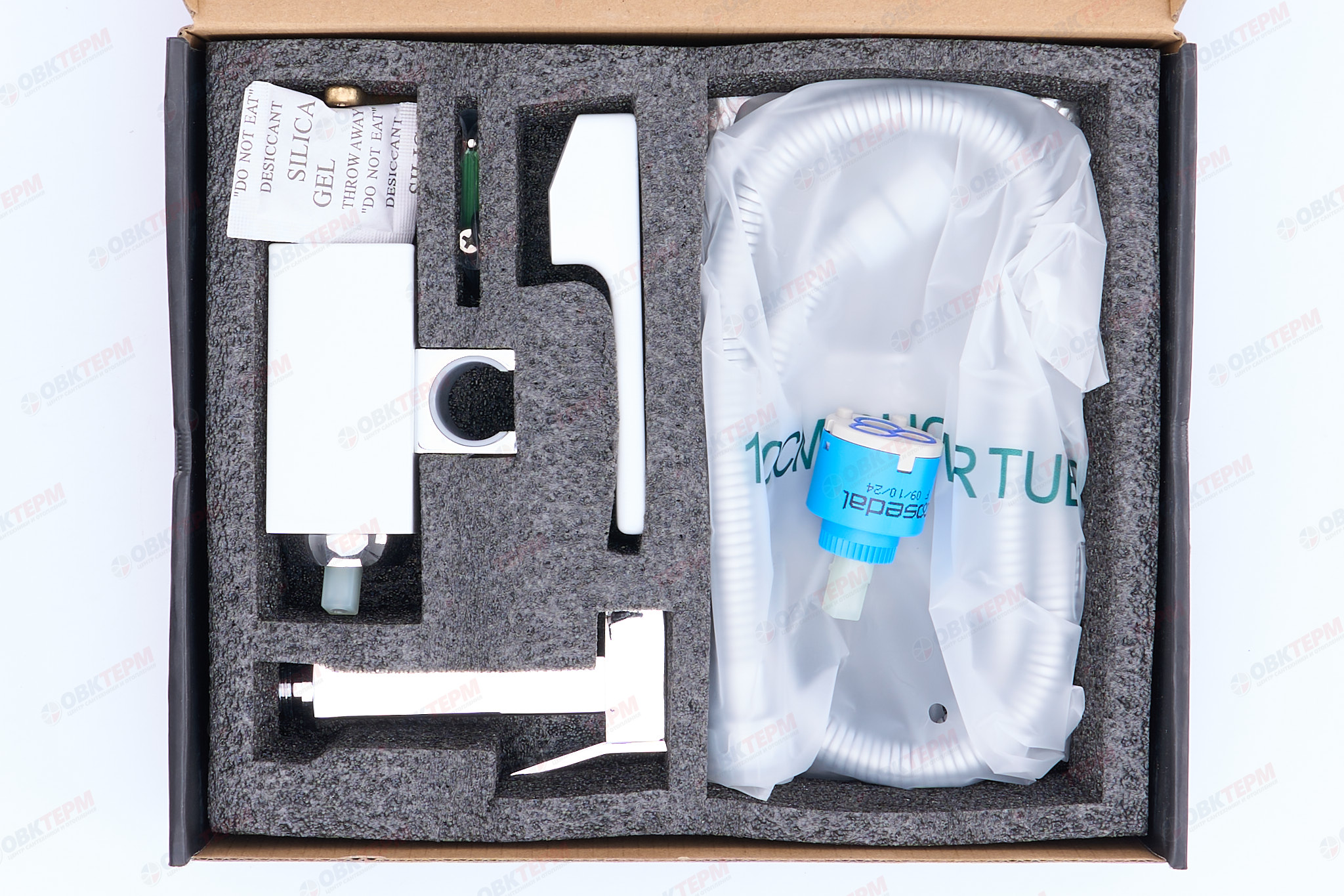 Смеситель с гигиеническим душем GAPPO G7217-8 белый/хром - миниатюра №8