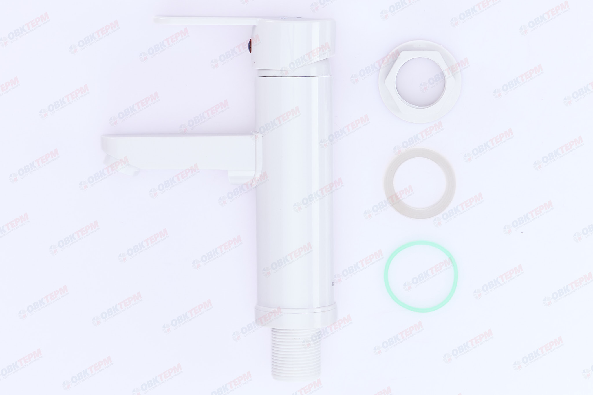 Смеситель для умывальника PLAMIX RAUL-001-A White (без подводки) (20 шт/ящ) - Изображение №3