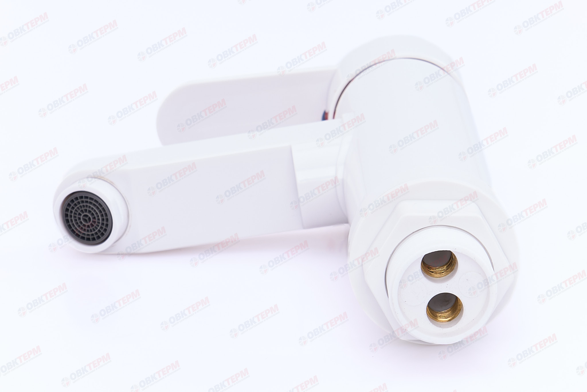 Смеситель для умывальника PLAMIX RAUL-001-A White (без подводки) (20 шт/ящ) - Изображение №4