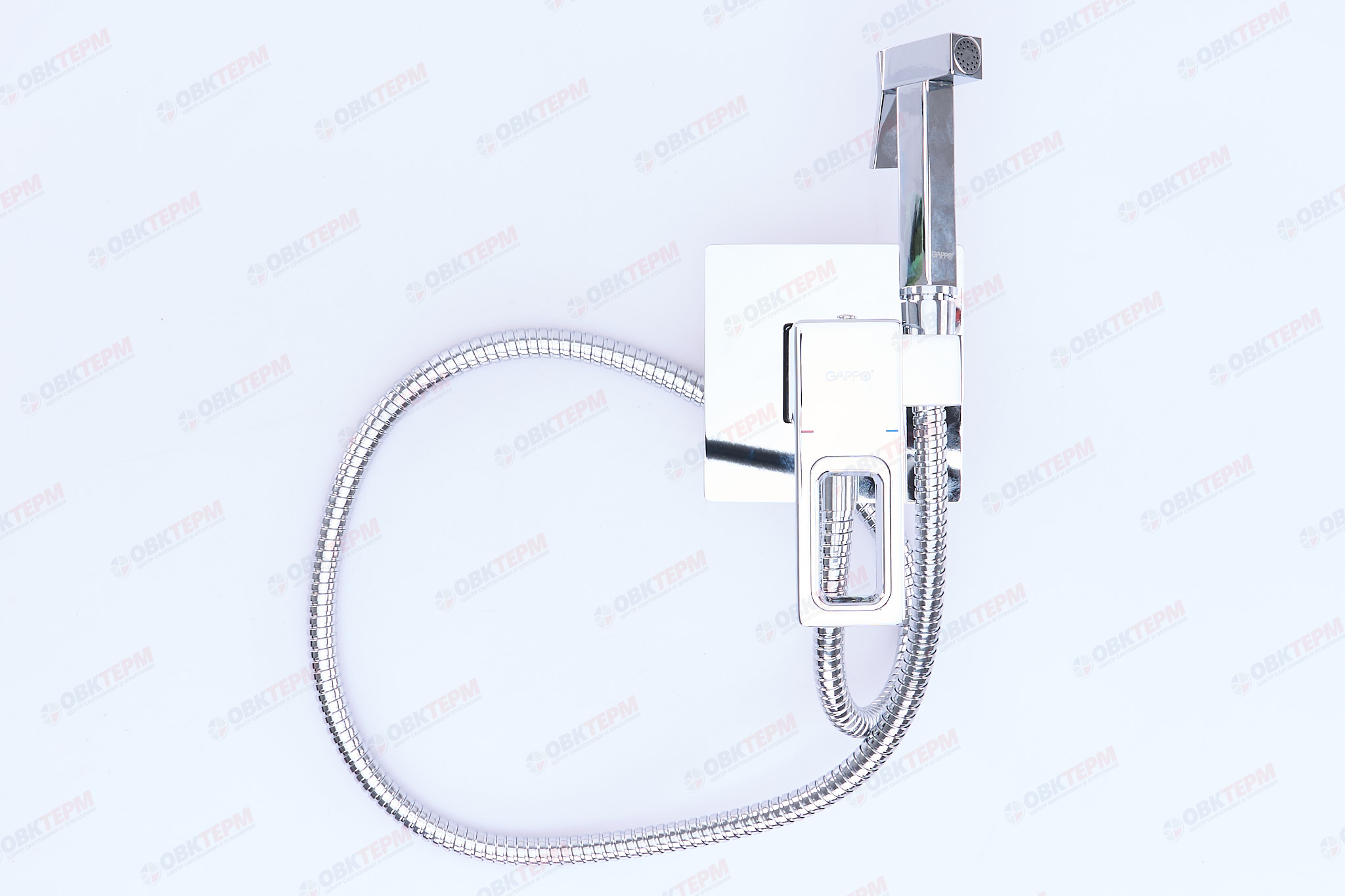 Смеситель с гигиеническим душем GAPPO G7218 латунь /хром - Изображение №5