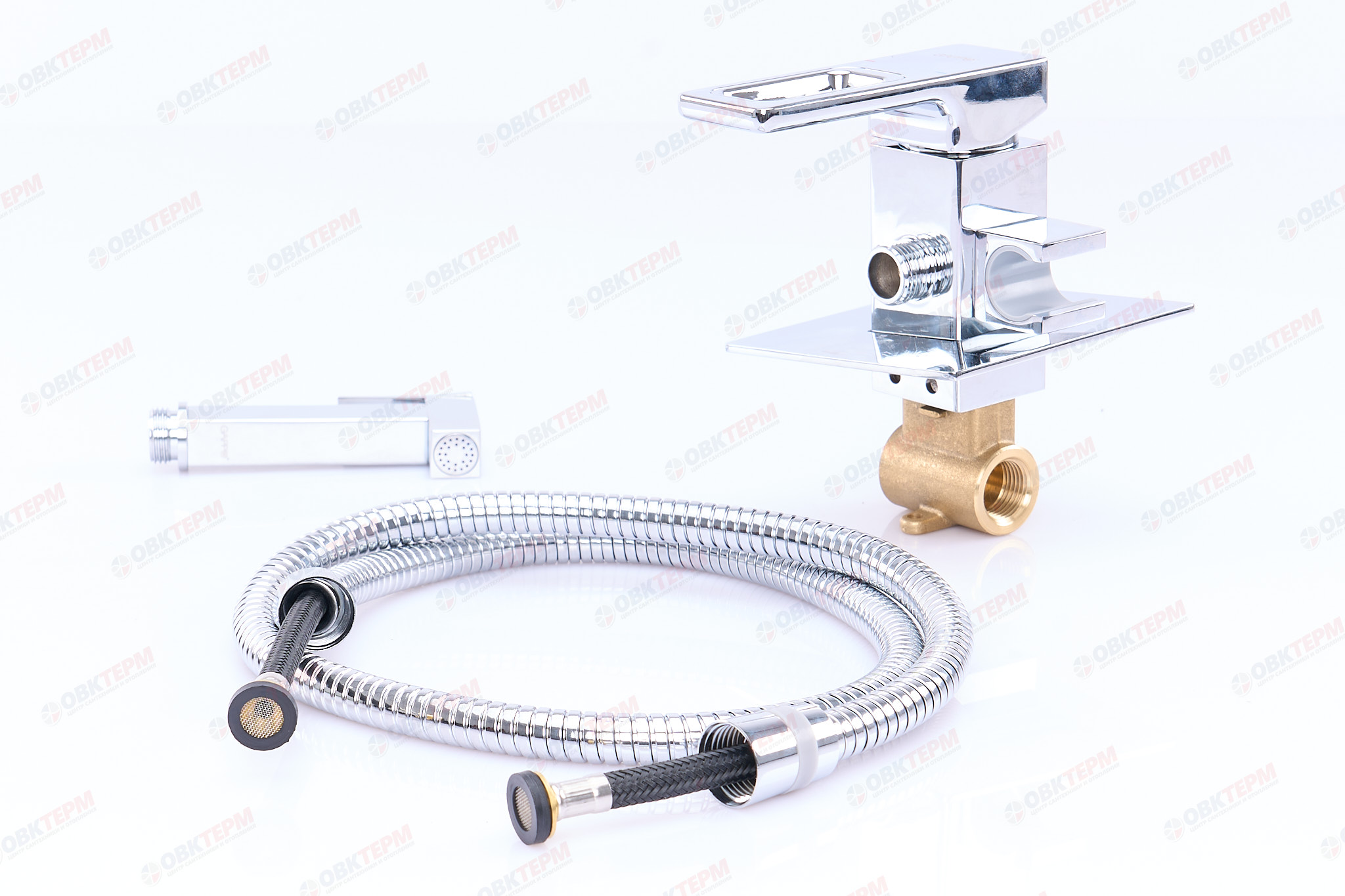 Смеситель с гигиеническим душем GAPPO G7218 латунь /хром - миниатюра №6