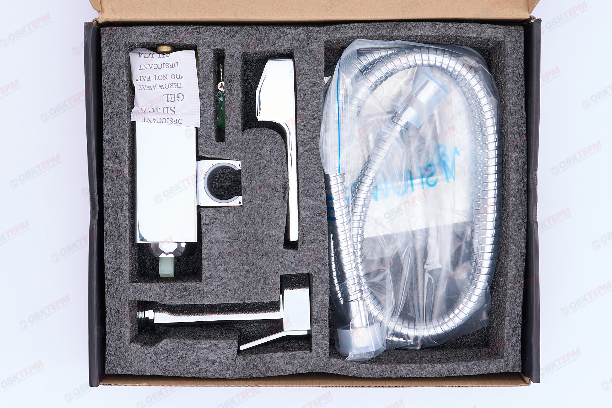 Смеситель с гигиеническим душем GAPPO G7218 латунь /хром - миниатюра №7