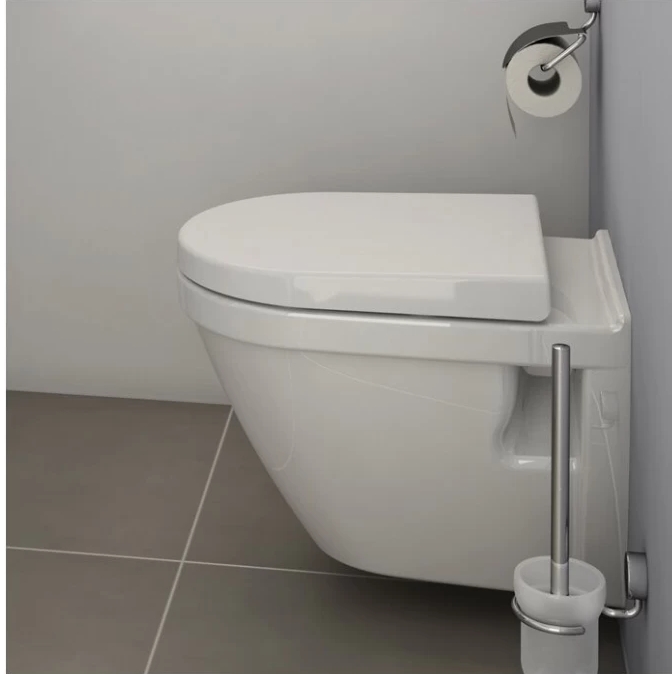 Унитаз подвесной VITRA "S50 Rim-Ex", безободковый, без сиденья, (Ш400хВ400хГ600) - миниатюра №4