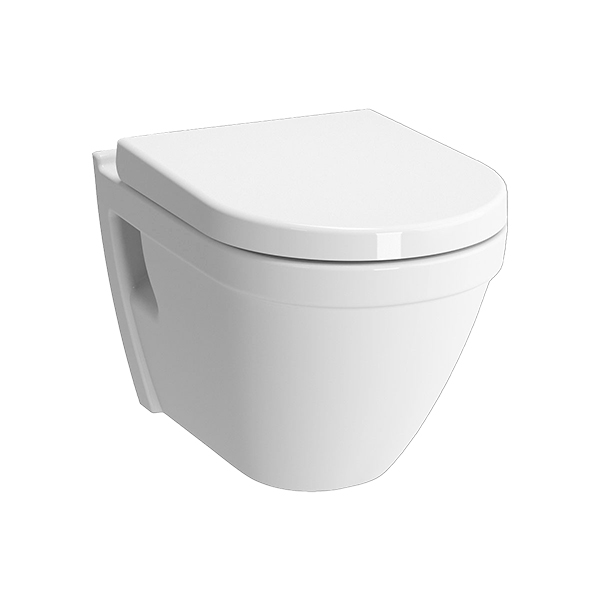 Унитаз подвесной VITRA "S50 Rim-Ex", безободковый, без сиденья, (Ш400хВ400хГ600) - миниатюра №2