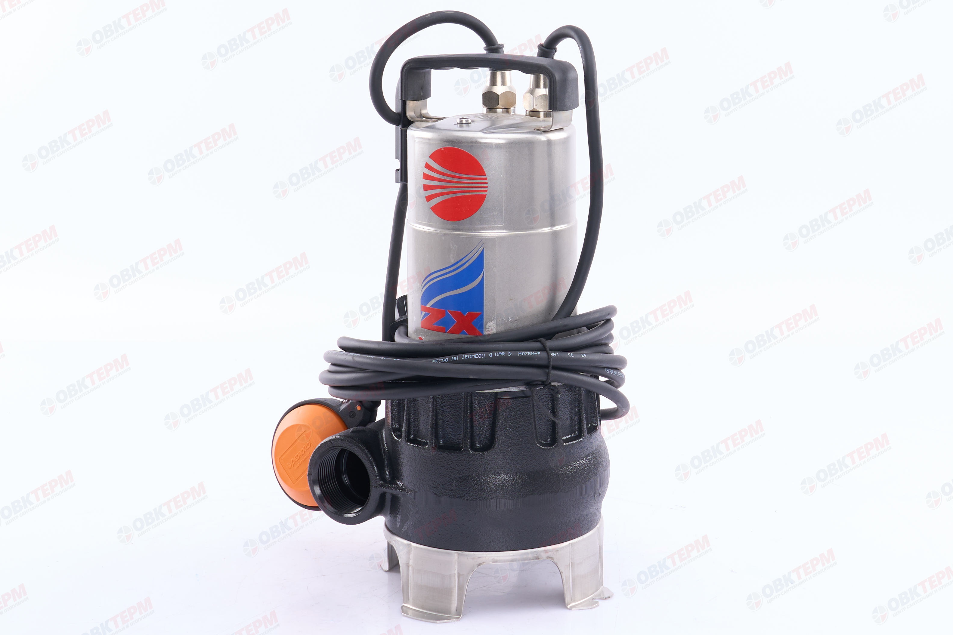 Насос фекальный  ZXm-1A/40 каб 10м Pedrollo  (0,6кВт/400л.м./11м.) - Изображение №2