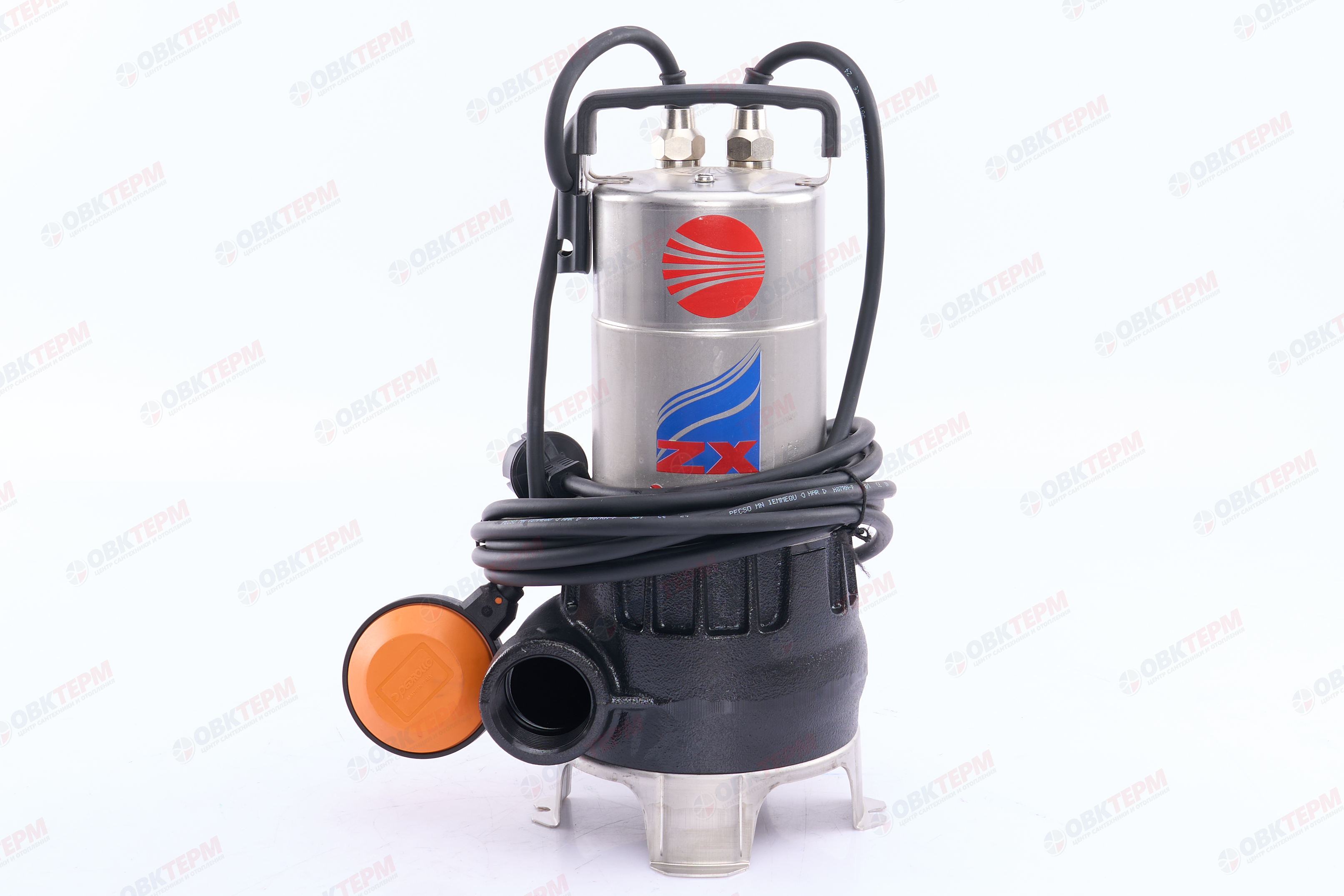 Насос фекальный  ZXm-1A/40 каб 10м Pedrollo  (0,6кВт/400л.м./11м.) - Изображение №3