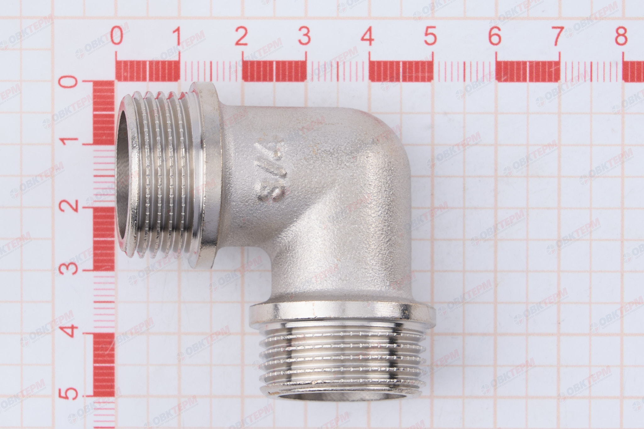 Угол    3/4" нн  Никель ZEISSLER                   (70/10) - Изображение №5